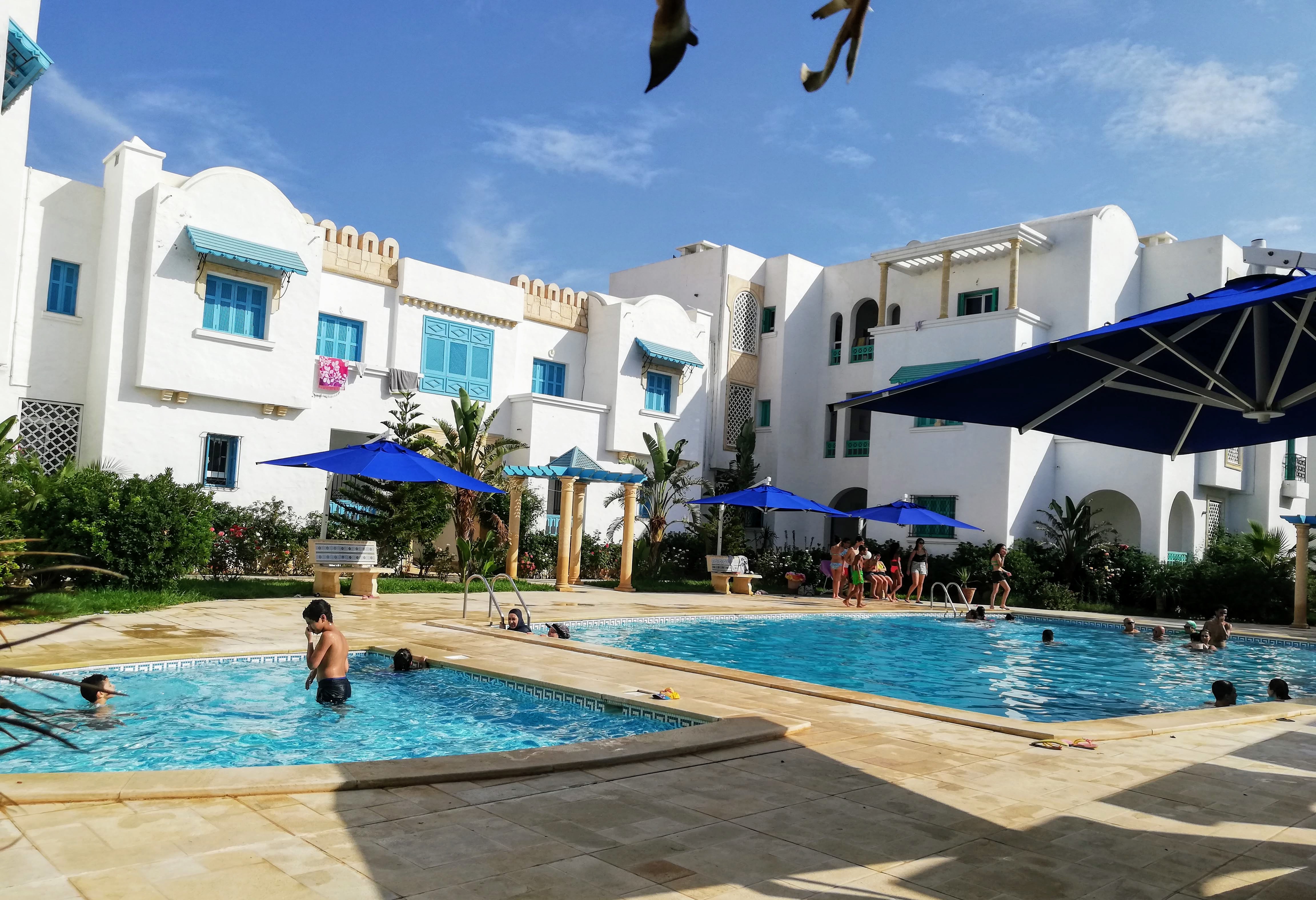 Hammamet&nbsp;Zone Hoteliere&nbsp;Location&nbsp;Appart. 1 pi�ce&nbsp;Resiyasmine hammametdence el ward