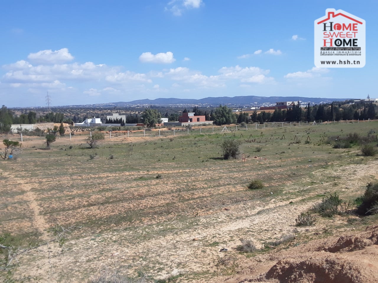 Hammamet&nbsp;Bir Bouregba&nbsp;Terrain&nbsp;Terrain agricole&nbsp;Terrain villa vilora � bir bouregba hammamet