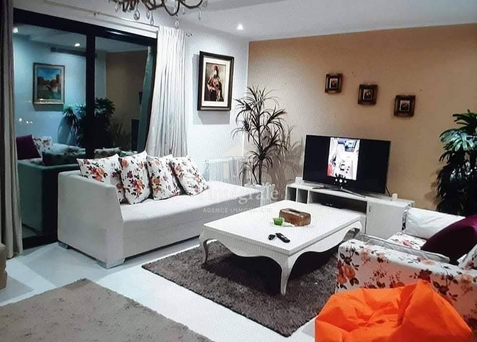 Ariana Ville&nbsp;Cite Ennasr 2&nbsp;Location&nbsp;Appart. 3 pi�ces&nbsp;S2 meubl� tr�s haut standing