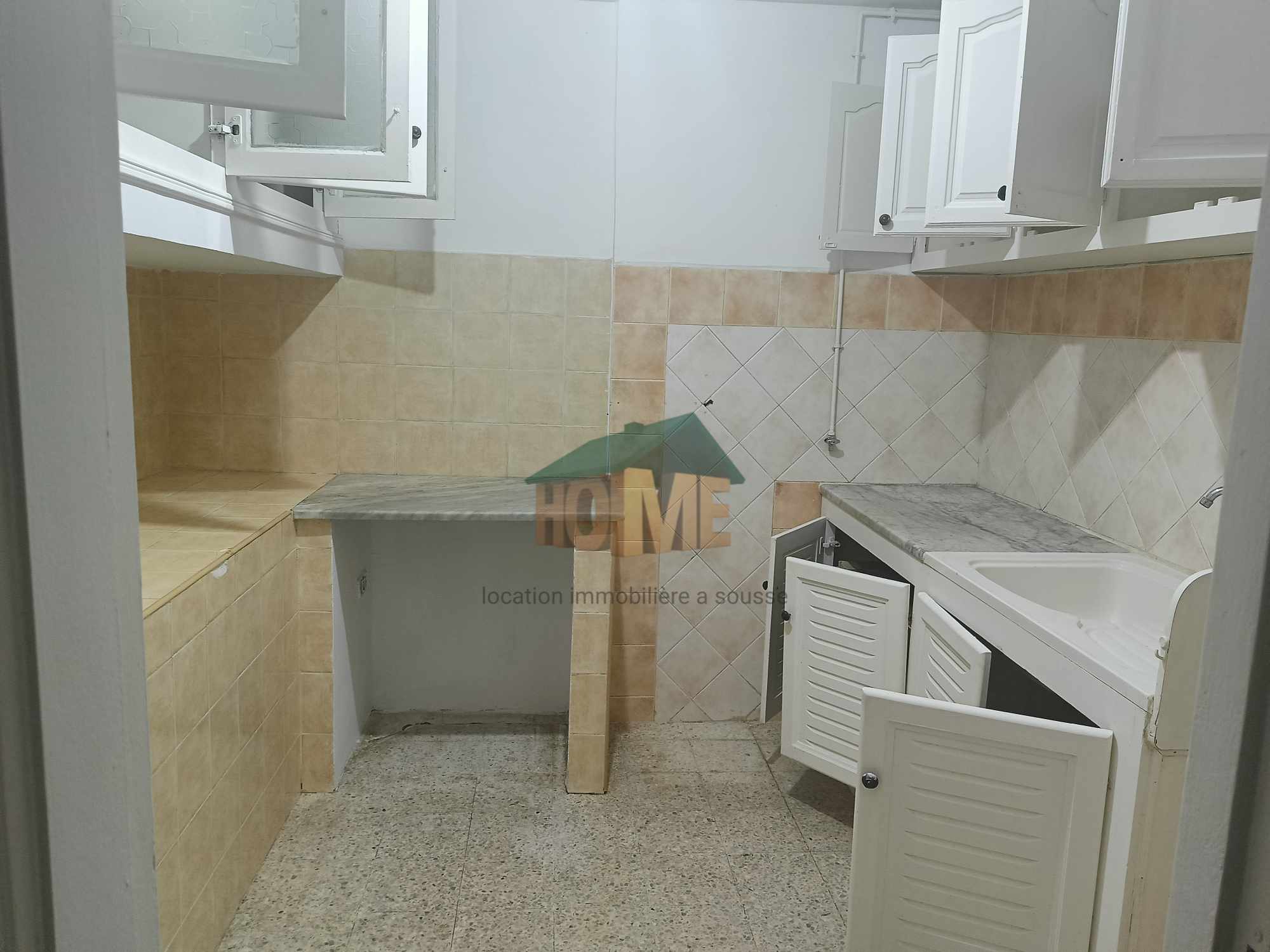 Sousse Ville&nbsp;Sousse&nbsp;Location&nbsp;Appart. 2 pi�ces&nbsp;S2 sans meuble pour couple
