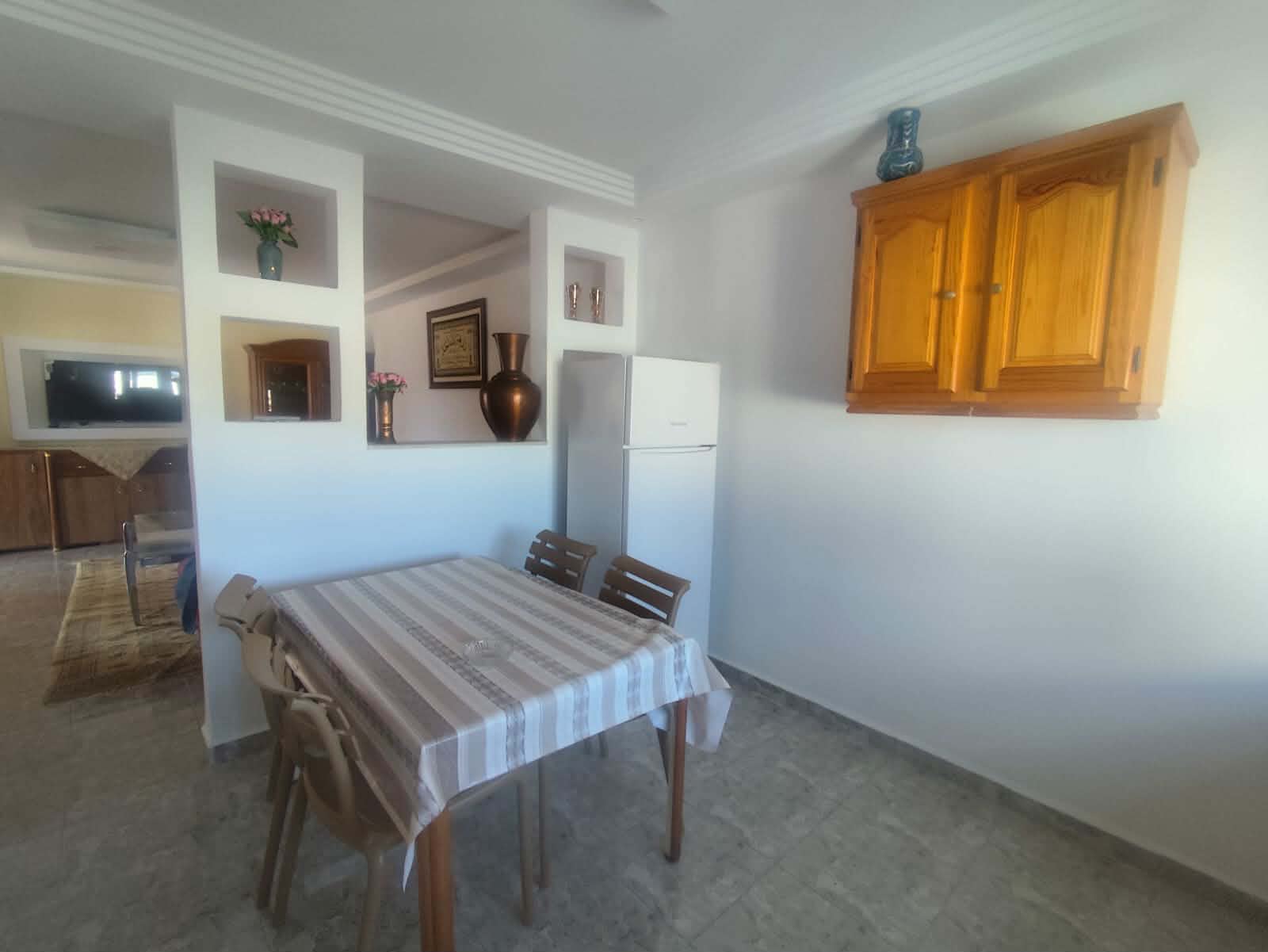 Bizerte Nord&nbsp;Bizerte&nbsp;Location&nbsp;Appart. 3 pi�ces&nbsp;Un appartement   meubl� � cit� la sant�  bizerte