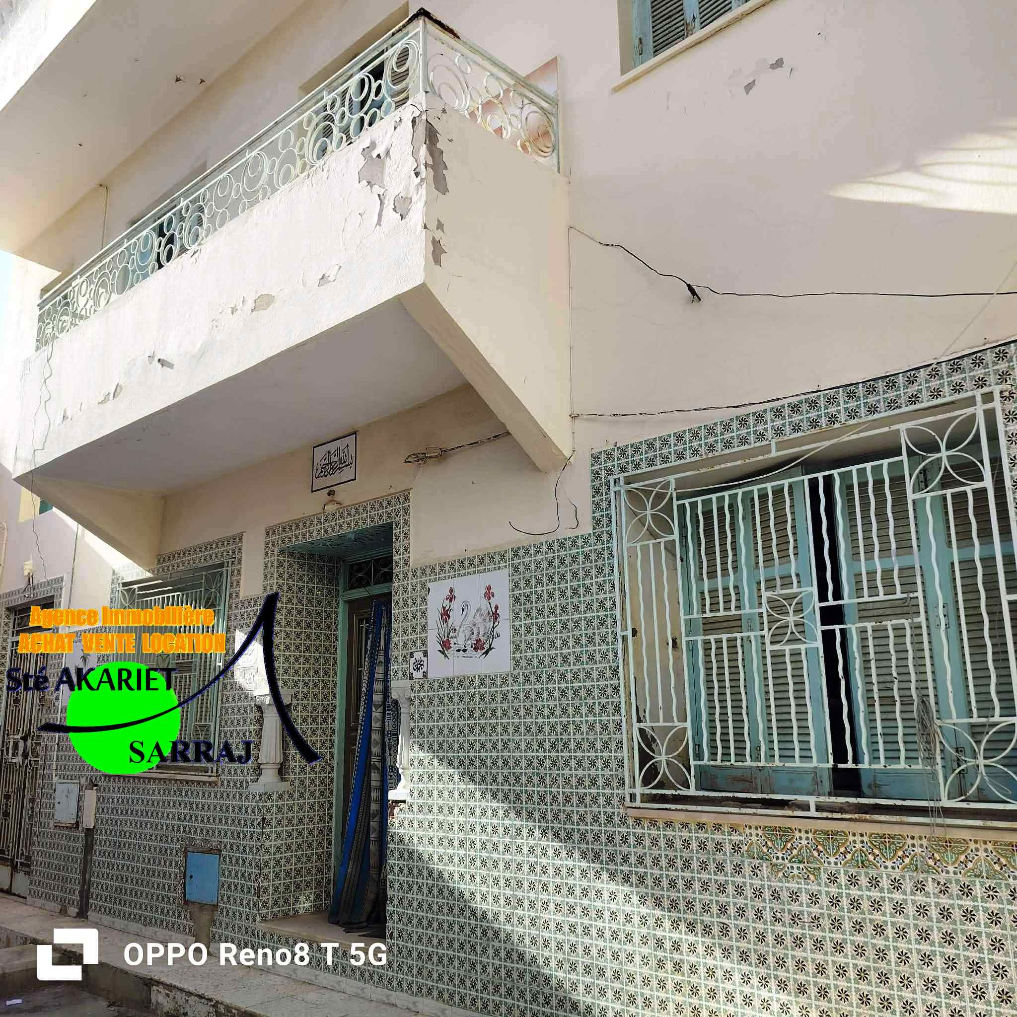 Hammam Sousse&nbsp;Hammam Sousse&nbsp;Vente&nbsp;Maisons&nbsp;Maison et 2 �tages moyen standing � hammem sousse