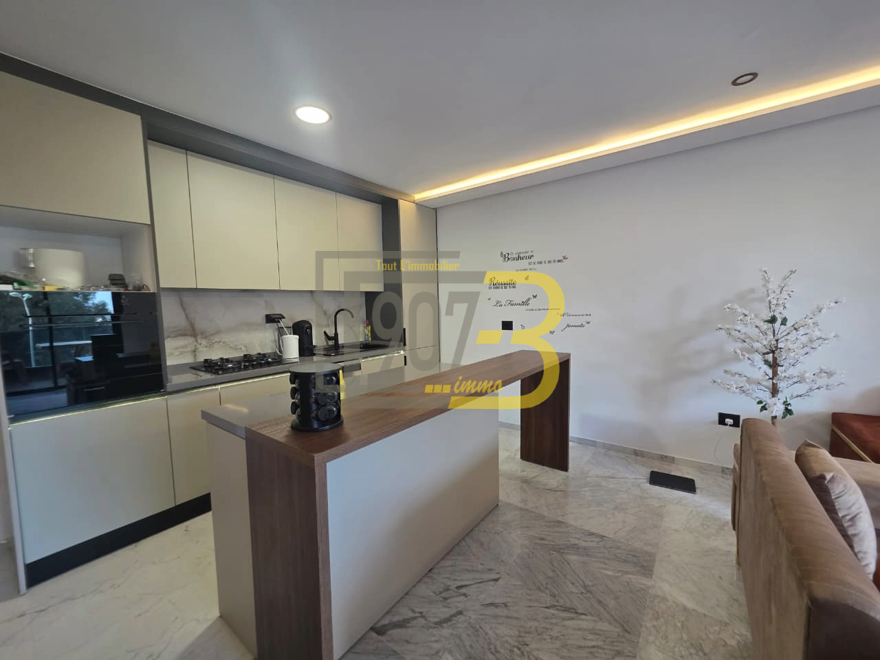 La Soukra&nbsp;La Soukra&nbsp;Location&nbsp;Appart. 1 pi�ce&nbsp;S1 richement meubl� jamais habit� � soukra