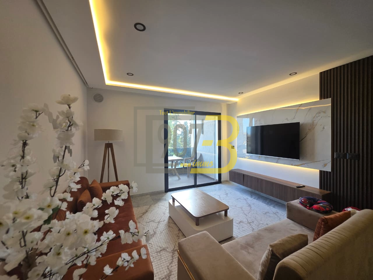 La Soukra&nbsp;La Soukra&nbsp;Location&nbsp;Appart. 1 pi�ce&nbsp;S1 richement meubl� jamais habit� � soukra