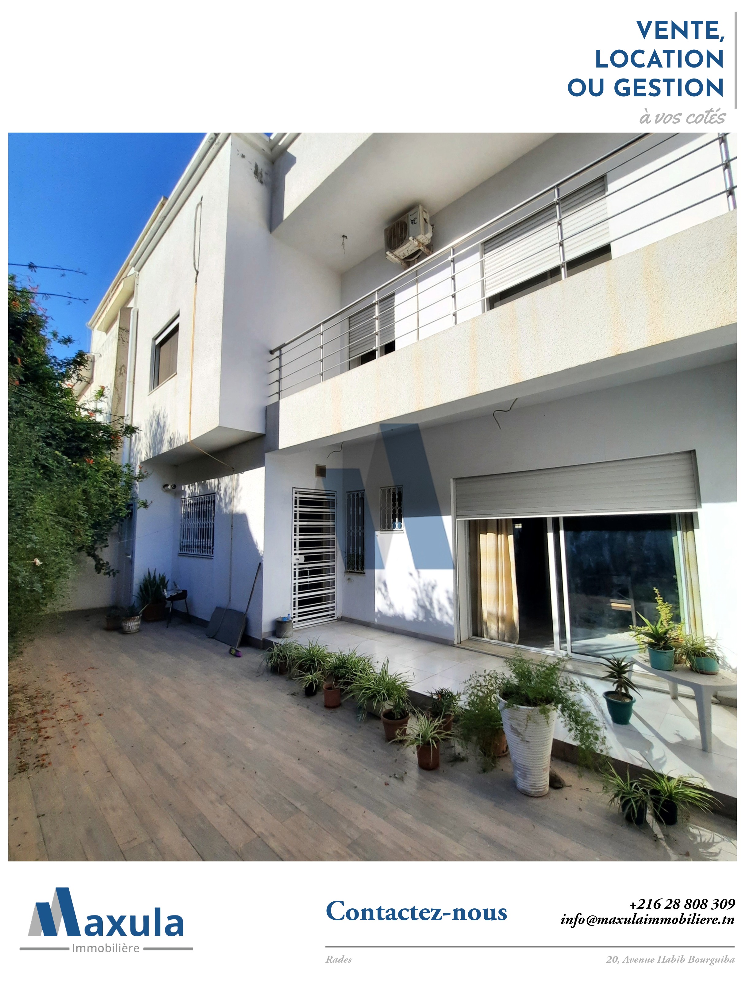 Rades&nbsp;Rades Meliane&nbsp;Vente&nbsp;Duplex&nbsp;Maison en duplex s3 a rades meliane 2