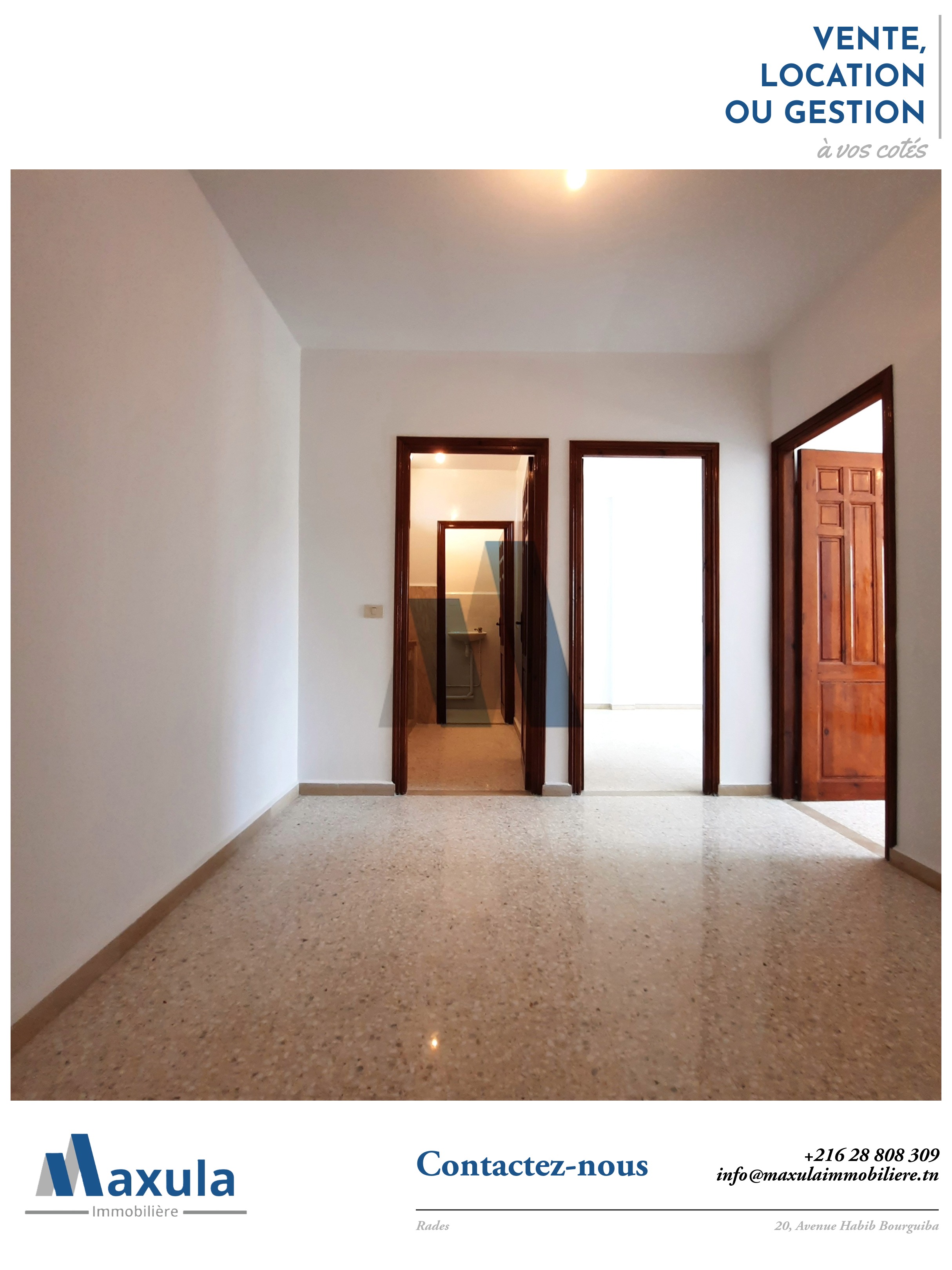 Rades&nbsp;Rades&nbsp;Bureaux & Commerces&nbsp;Bureau&nbsp;Bureau h2 a rades av habib bourguiba