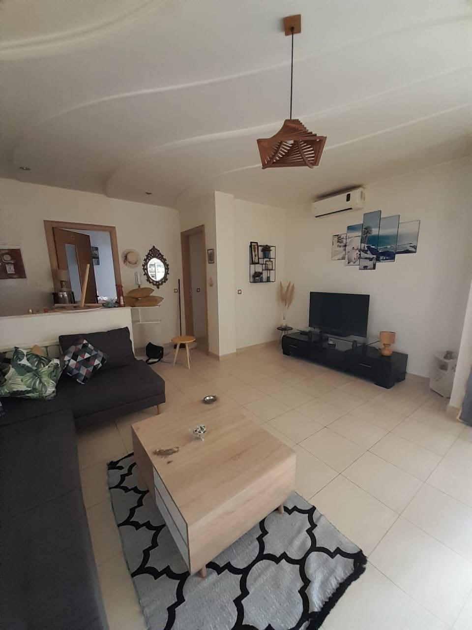 Ariana Ville&nbsp;El Menzah 7&nbsp;Location&nbsp;Appart. 3 pi�ces&nbsp;S2 meuble 1600 d menzah 7 bis