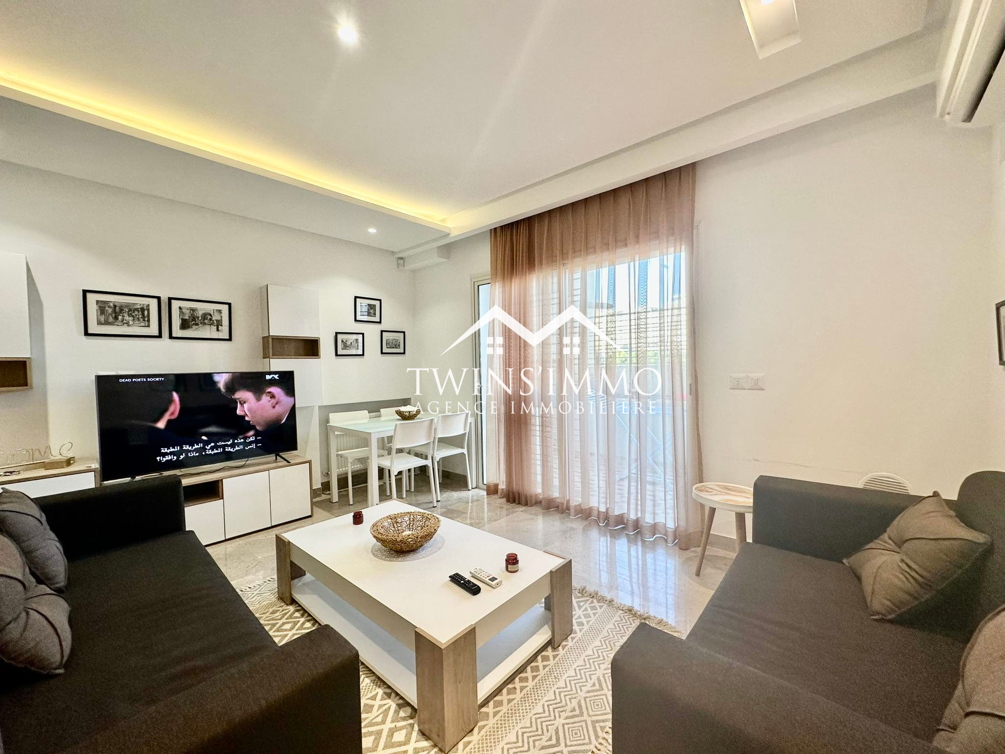 Ain Zaghouan&nbsp;Jardins de Carthage&nbsp;Location&nbsp;Appart. 1 pi�ce&nbsp;Appartement s1 meubl� aux jardins de carthage