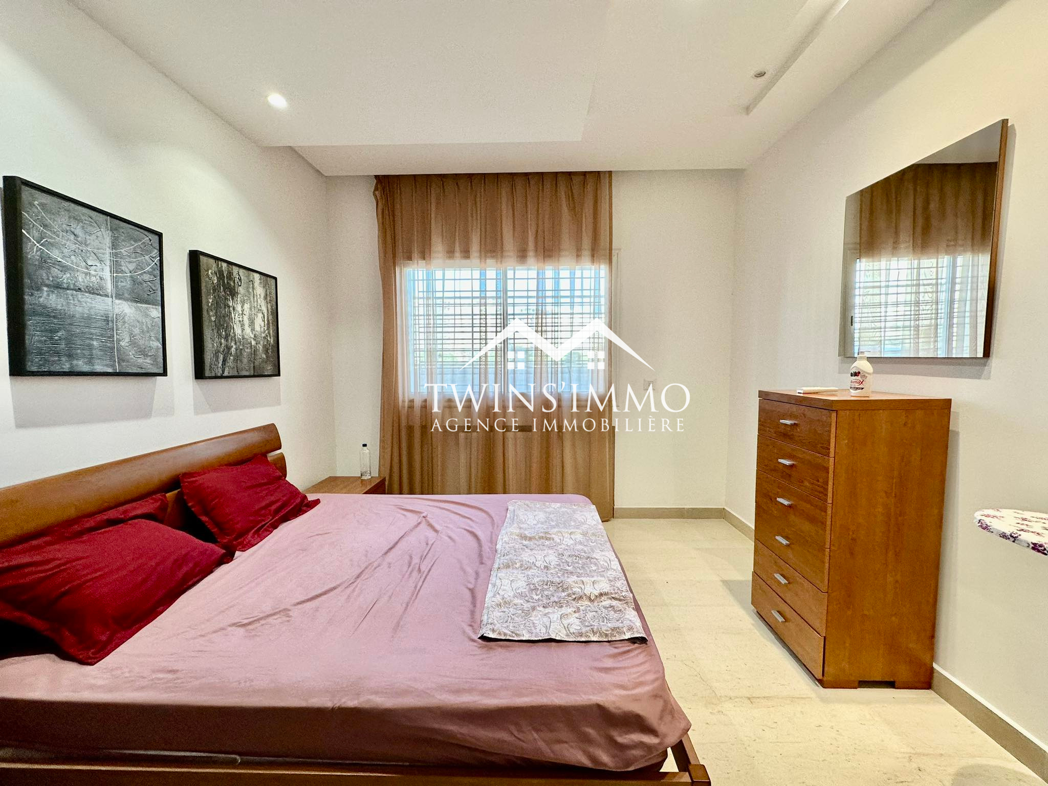 Ain Zaghouan&nbsp;Jardins de Carthage&nbsp;Location&nbsp;Appart. 1 pi�ce&nbsp;Appartement s1 meubl� aux jardins de carthage