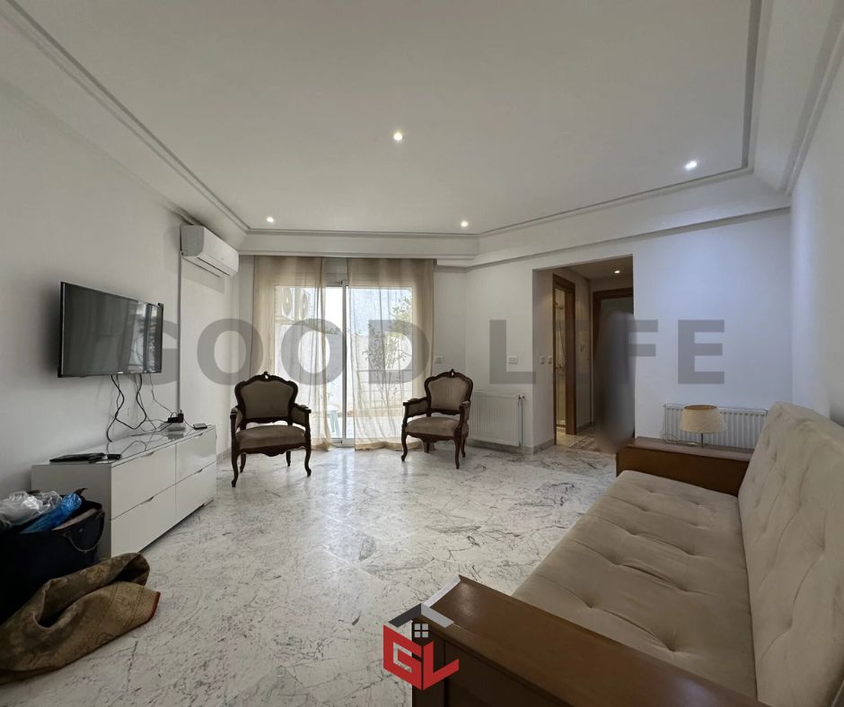 Ain Zaghouan&nbsp;Jardins de Carthage&nbsp;Location&nbsp;Appart. 2 pi�ces&nbsp;S1 meubl� aux jardins de carthage