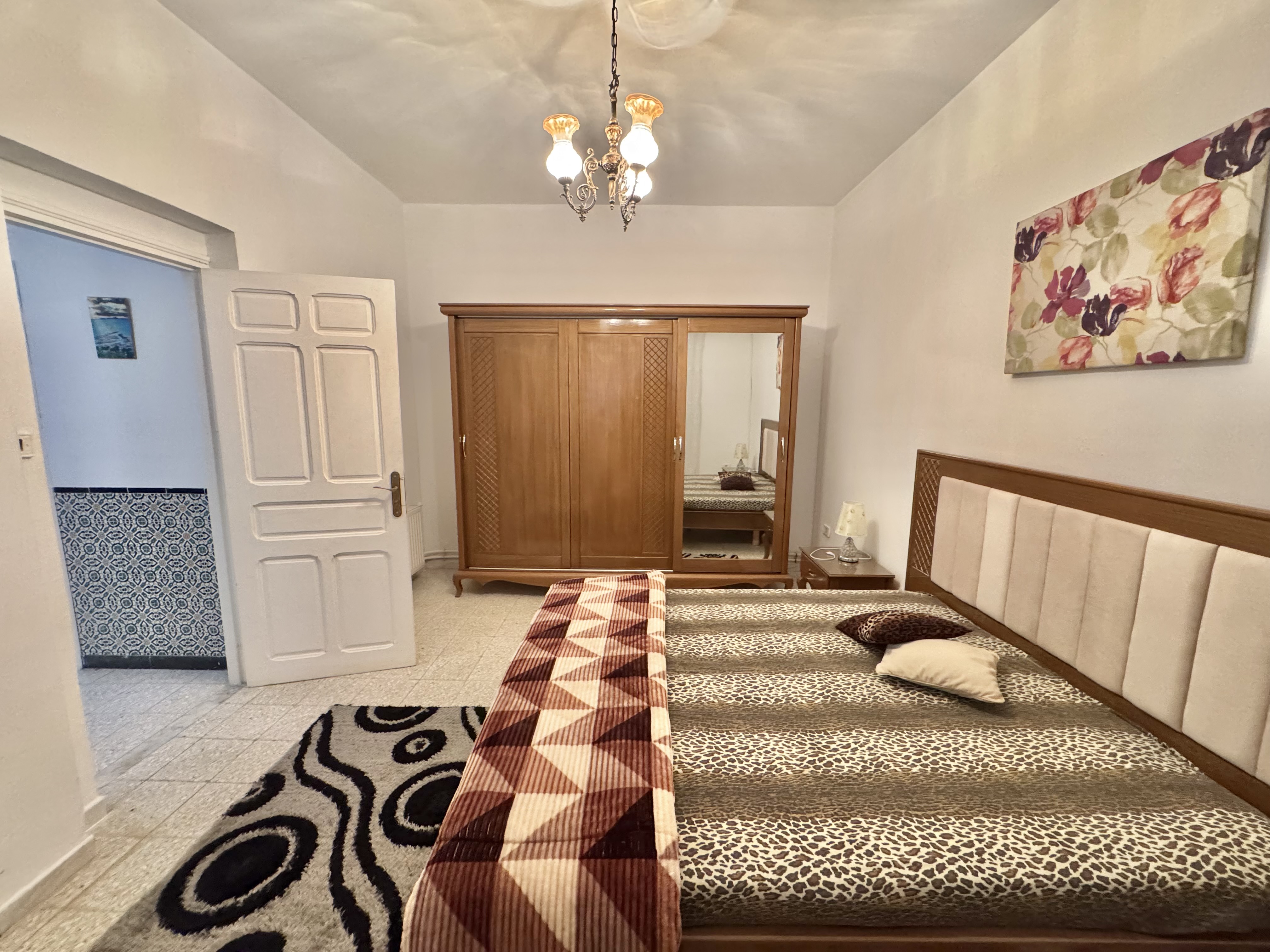 Carthage&nbsp;Sidi Bousaid&nbsp;Location&nbsp;Appart. 2 pi�ces&nbsp;Un �tage de villa s2 meubl�