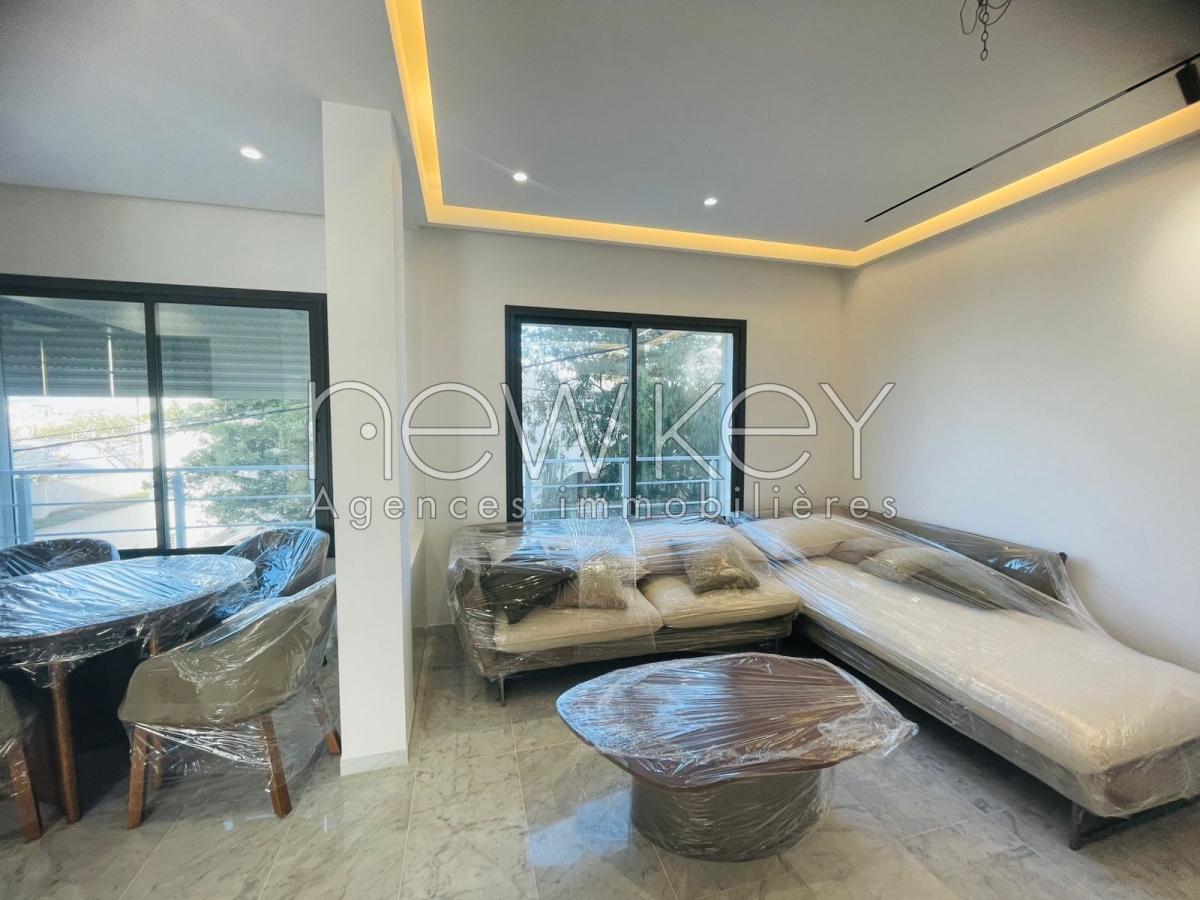 La Marsa&nbsp;Marsa Safsaf&nbsp;Location&nbsp;Appart. 2 pi�ces&nbsp;S1 neuf meubl� � la marsa