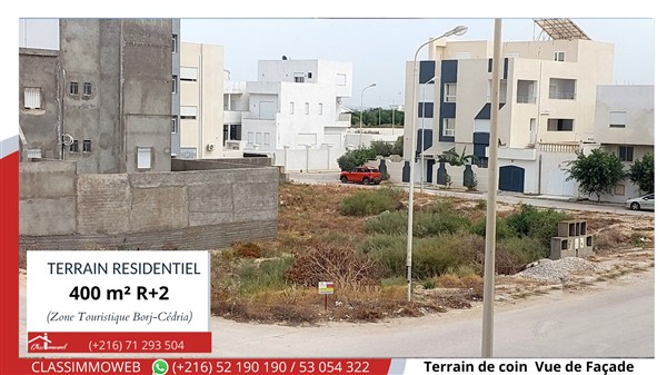 Soliman&nbsp;Soliman&nbsp;Terrain&nbsp;Terrain nu&nbsp;Terrain de 400m2 � 670 tnd le m2