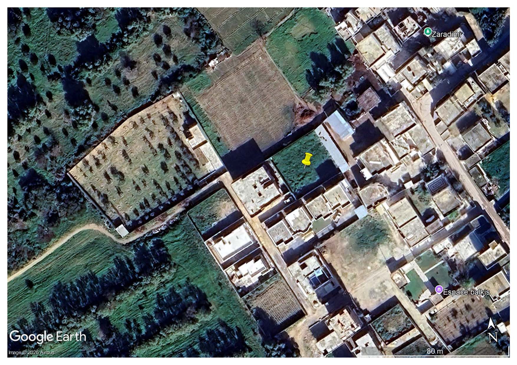 La Marsa&nbsp;Cite Bhar Lazreg&nbsp;Terrain&nbsp;Terrain nu&nbsp;Terrain titre individuel 793 m2 cl�tur�