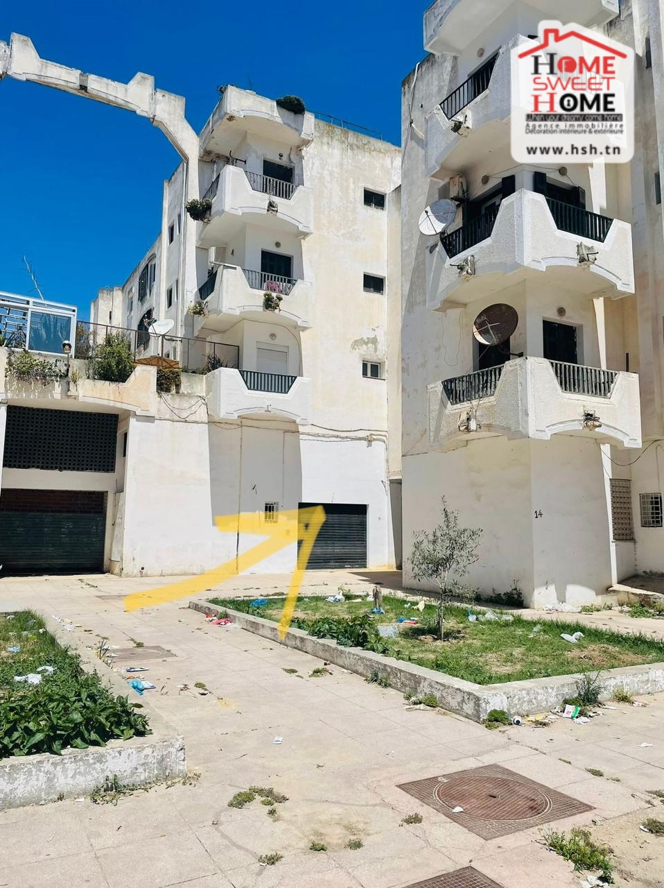 Carthage&nbsp;Salambo&nbsp;Bureaux & Commerces&nbsp;Surfaces&nbsp;Local ezzahra carthage salambo