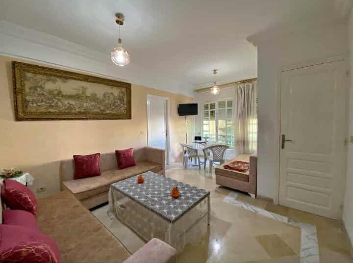 Ariana Ville&nbsp;Cite Ennasr 2&nbsp;Location&nbsp;Appart. 2 pi�ces&nbsp;Ennasr2 s1 meubl� place parking r�sidences�curis�e