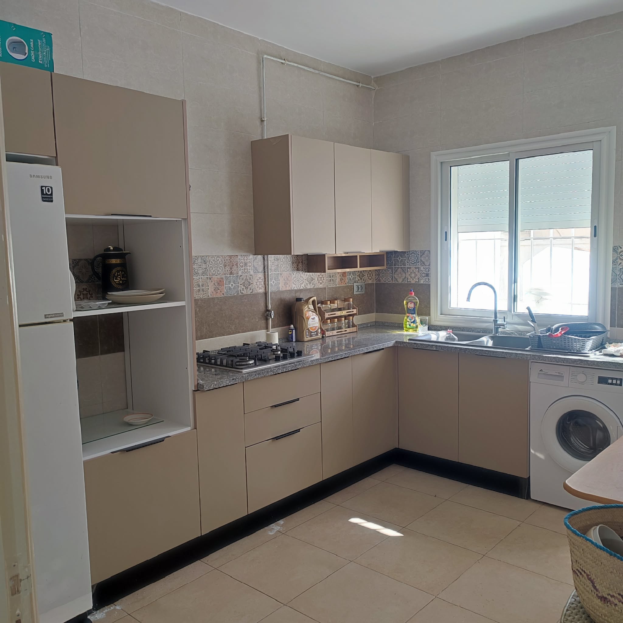 Raoued&nbsp;Ariana Essoughra&nbsp;Location&nbsp;Maisons&nbsp;Rez de chauss�e villa tout neuf s3 meubl�