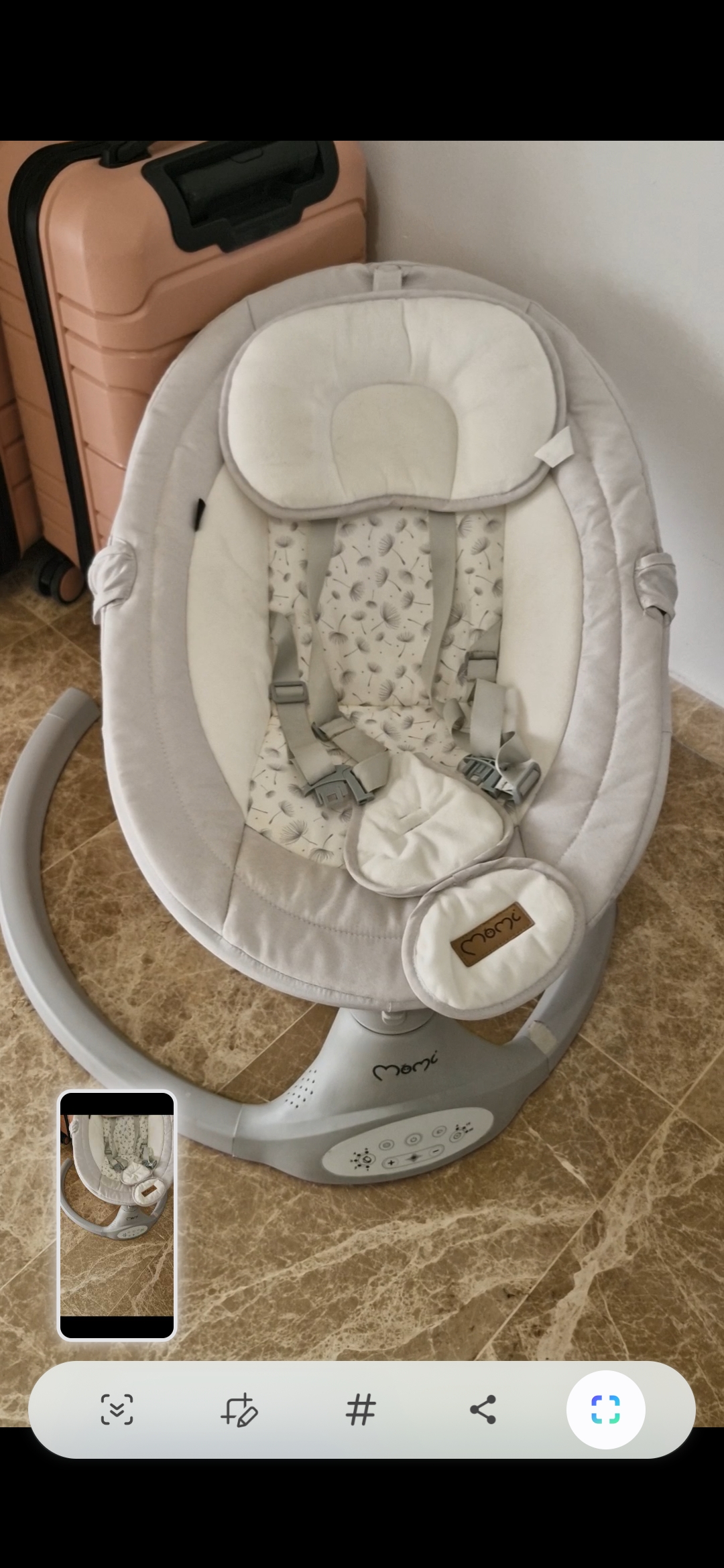 Ain Zaghouan&nbsp;Jardins de Carthage&nbsp;Lits et Equipements d'int�rieur&nbsp;Autre&nbsp;Balan�oire �lectrique pour b�b�