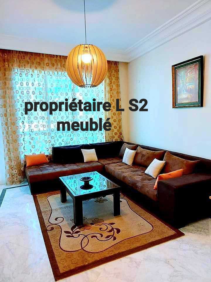 Ariana Ville&nbsp;Cite Ennasr 2&nbsp;Location&nbsp;Appart. 3 pi�ces&nbsp;Excellent s2 meubl� pour �tranger