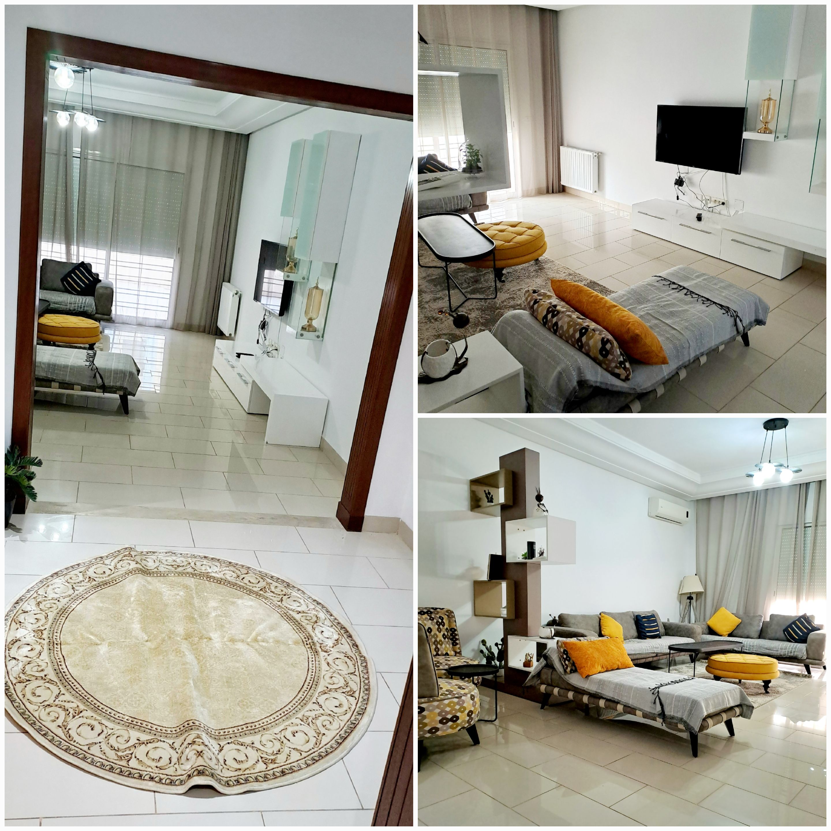 La Marsa&nbsp;El Aouina&nbsp;Location&nbsp;Appart. 5 pi�ces+&nbsp;Particulier l s4 meubl� neuf proche lac2