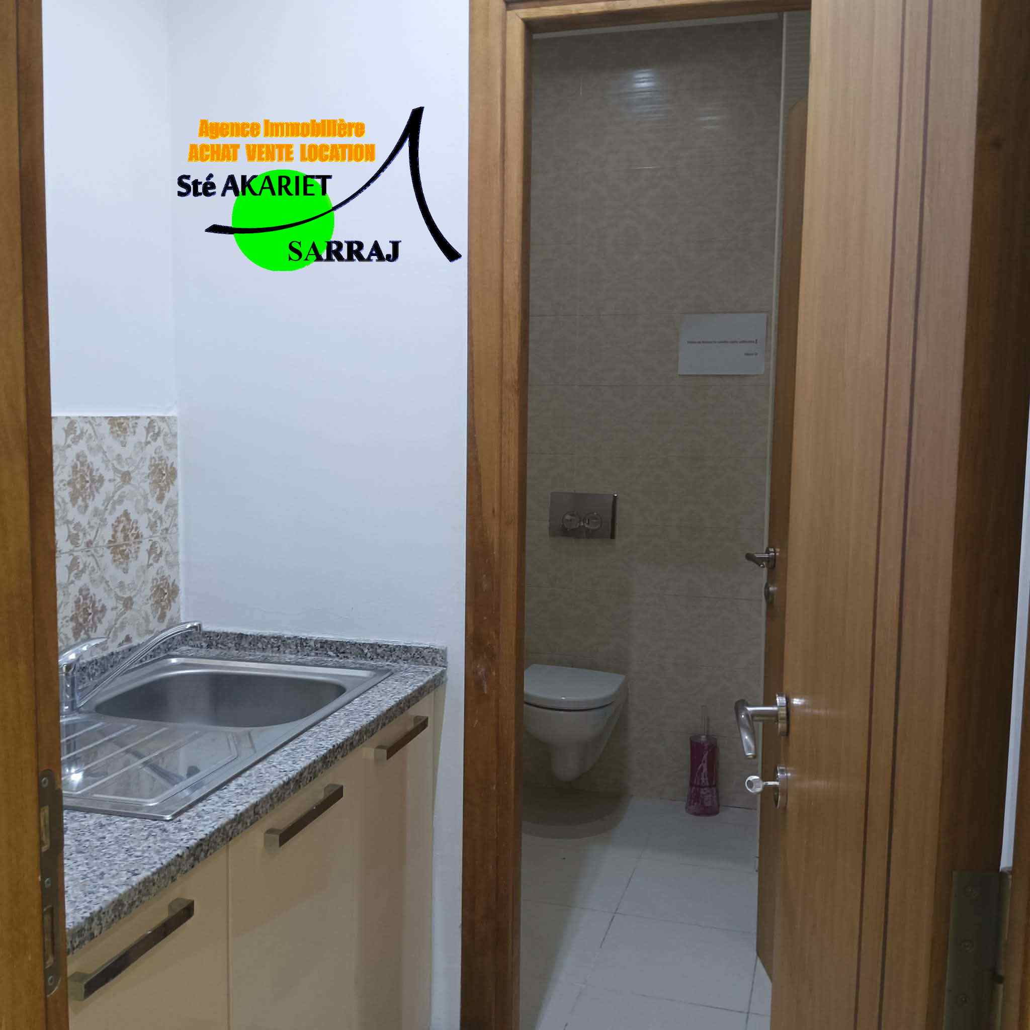 Sousse Jaouhara&nbsp;Sahloul&nbsp;Bureaux & Commerces&nbsp;Bureau&nbsp;Occasion bureau a2 sahloul avenue de yasser arafat