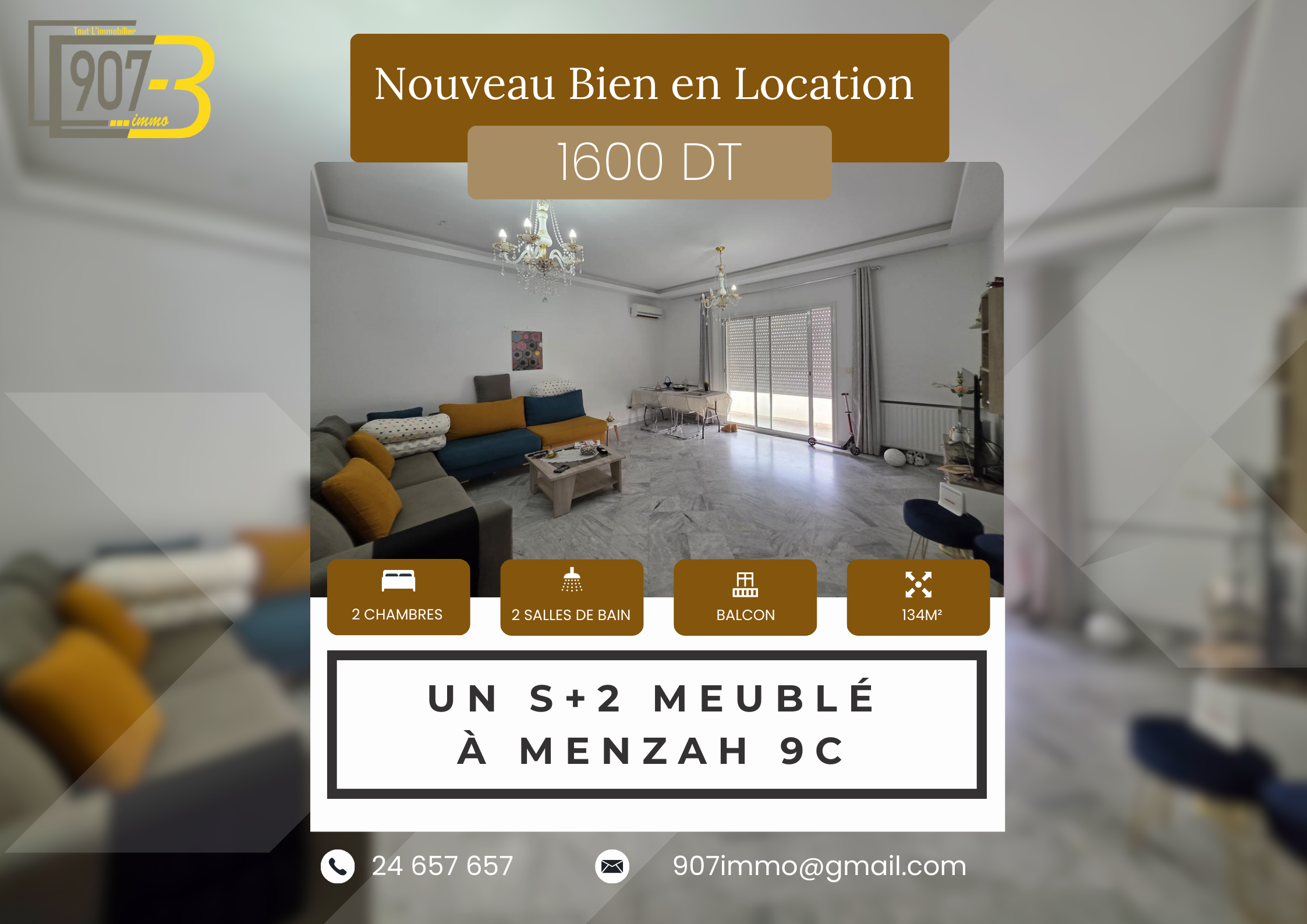 Location&nbsp;Appart. 2 pi�ces