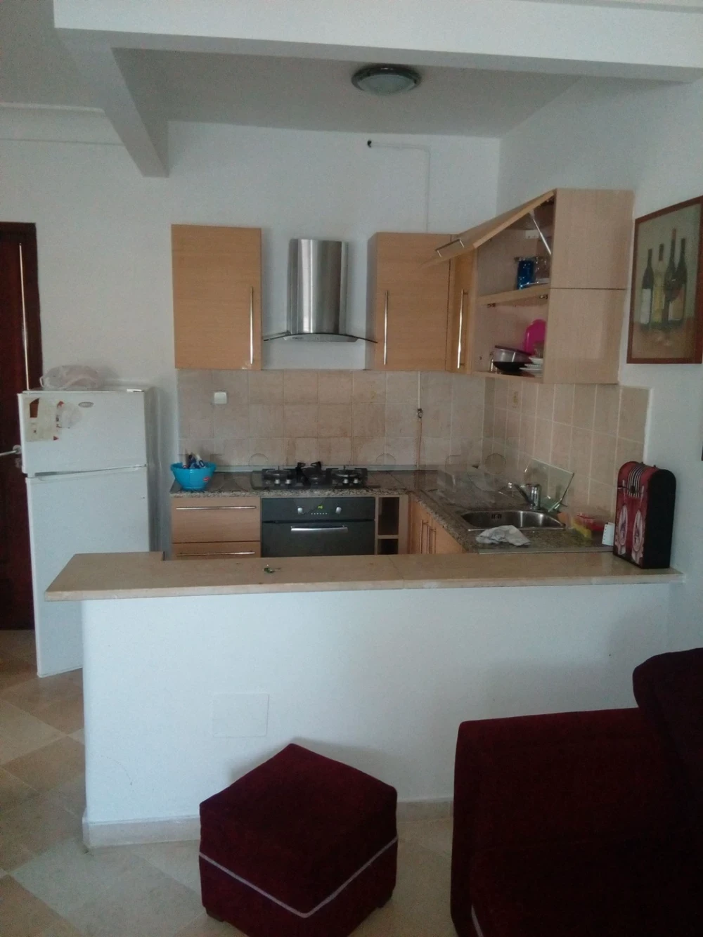 La Marsa&nbsp;Cite El Khalil&nbsp;Location&nbsp;Appart. 1 pi�ce&nbsp;La marsa  cite khalil  appartement  rdc