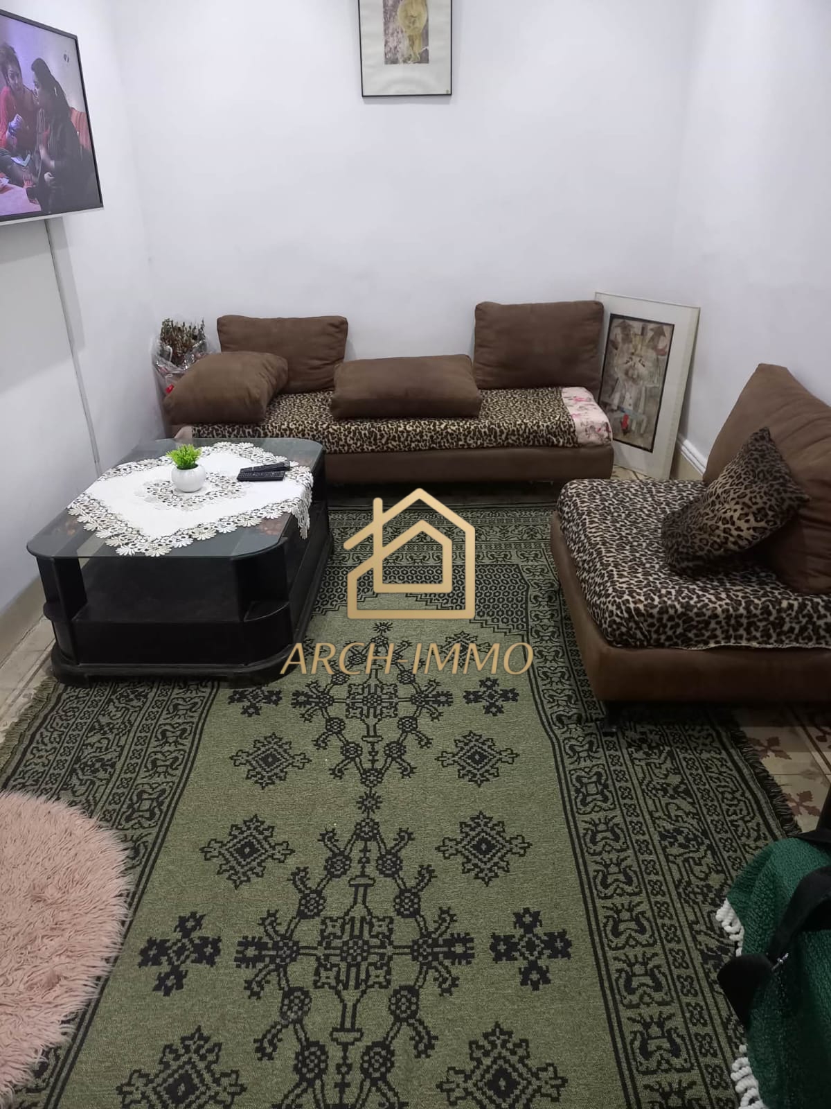 Bab Bhar&nbsp;Bab Bhar&nbsp;Location&nbsp;Appart. 2 pi�ces&nbsp;Apprt s1 meubl� rue de caire centre ville