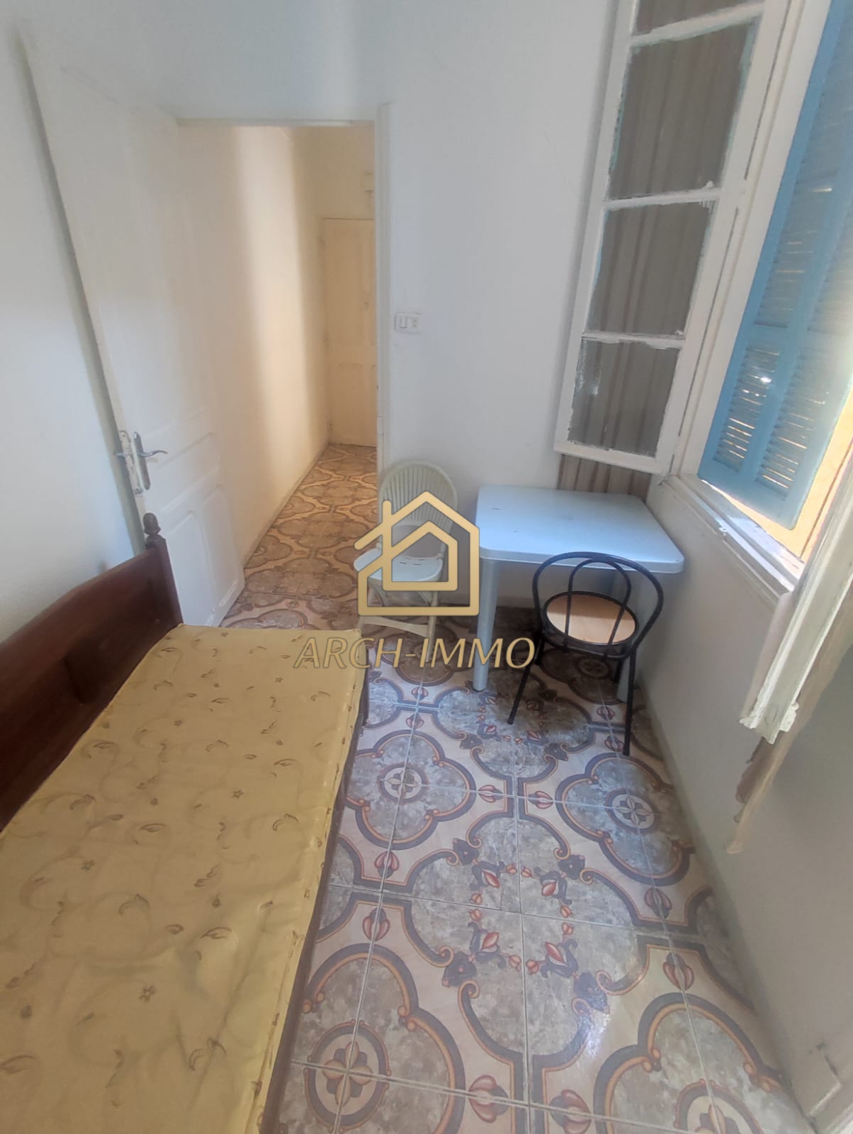 Bab Bhar&nbsp;Habib Thameur&nbsp;Location&nbsp;Appart. 2 pi�ces&nbsp;Studio meubl� hall 1 au passage