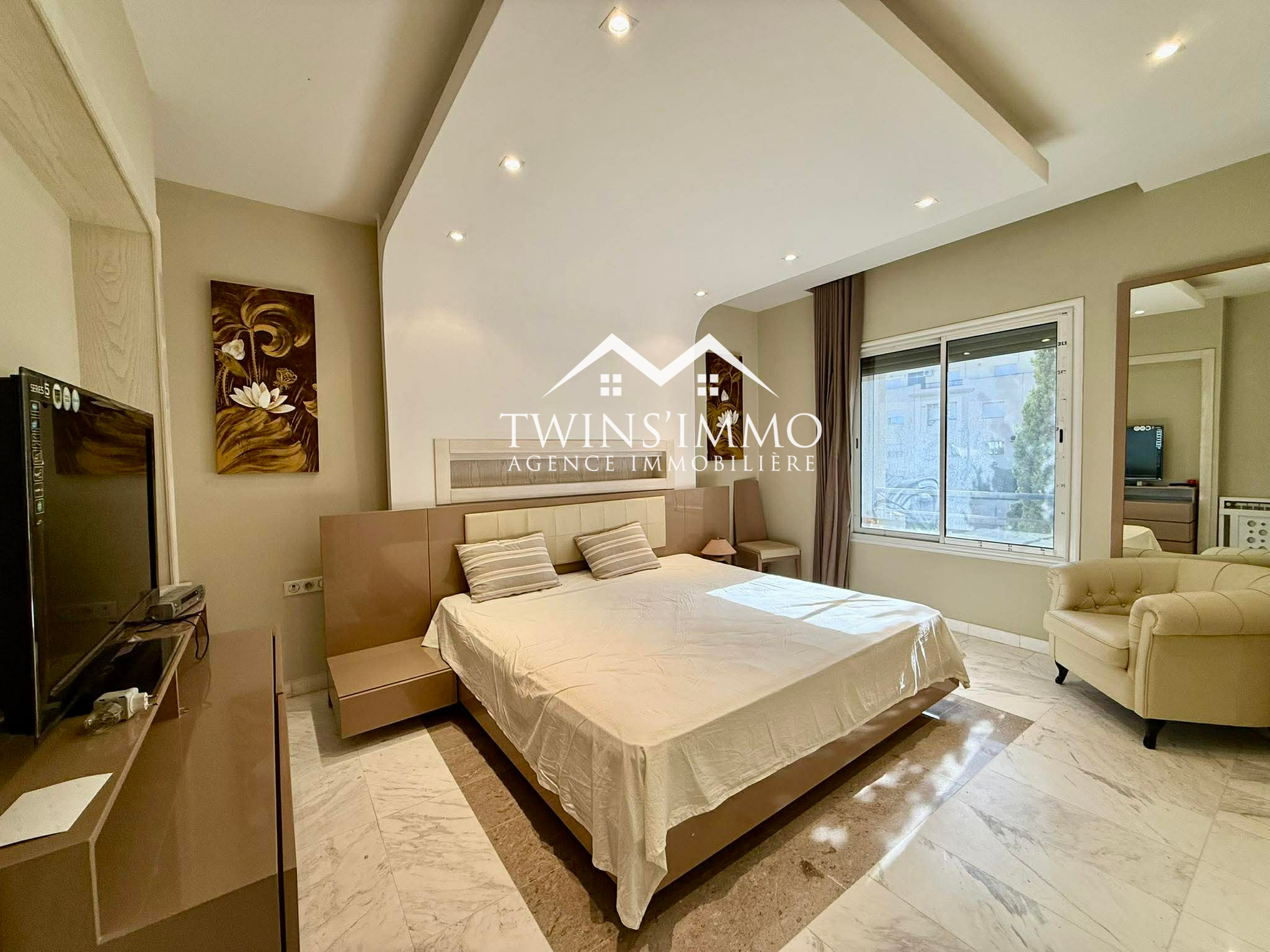 La Marsa&nbsp;Berge Du Lac&nbsp;Location&nbsp;Appart. 3 pi�ces&nbsp;Appartement s3 meubl� aux berges du lac 2