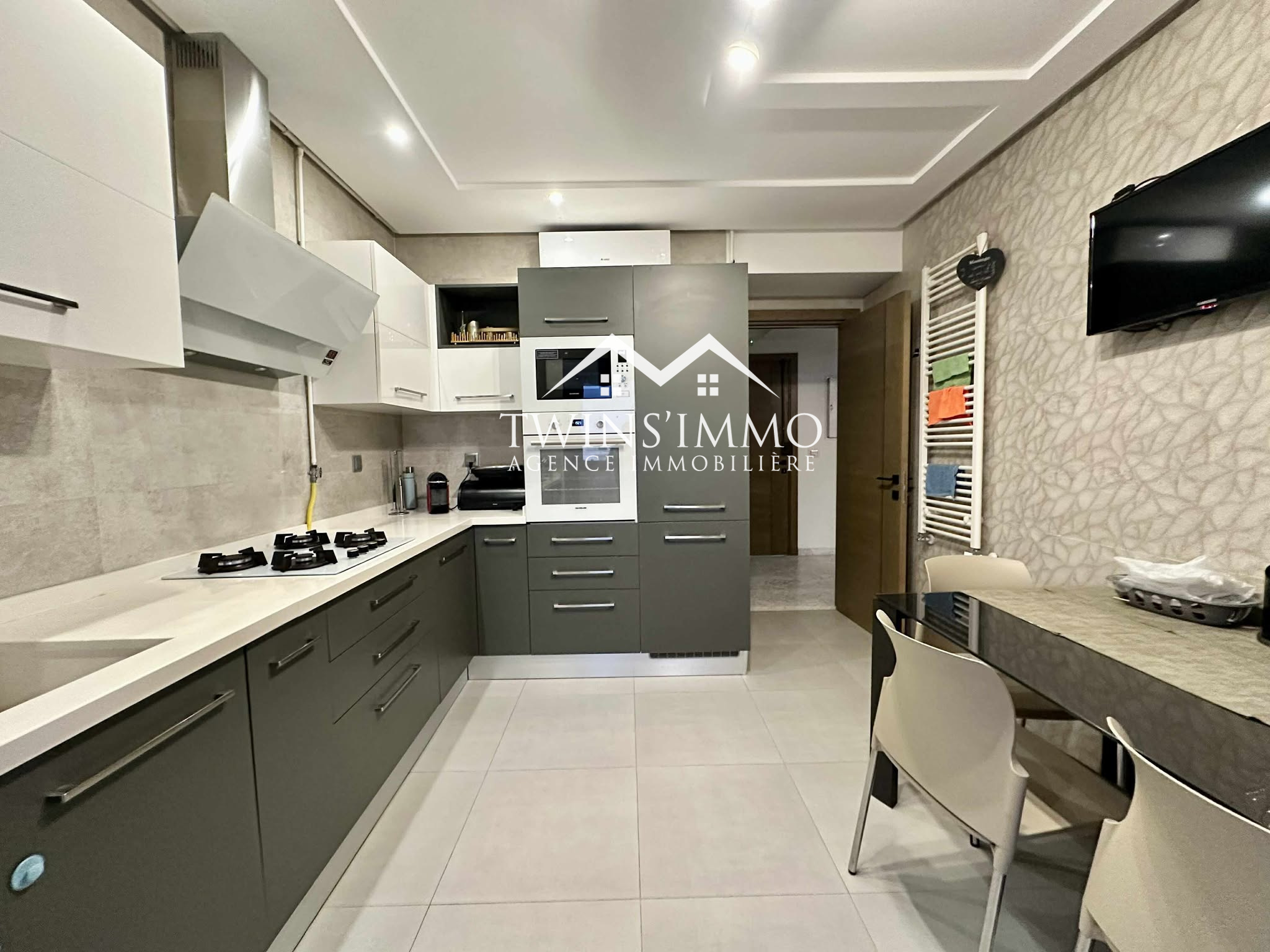 Ain Zaghouan&nbsp;Jardins de Carthage&nbsp;Location&nbsp;Appart. 3 pi�ces&nbsp;Appartement s2 meubl� aux jardins de carthage