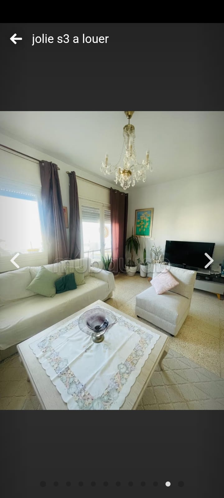 El Menzah&nbsp;El Manar 2&nbsp;Location&nbsp;Appart. 4 pi�ces&nbsp;Un appartement s3 vide � manar 2