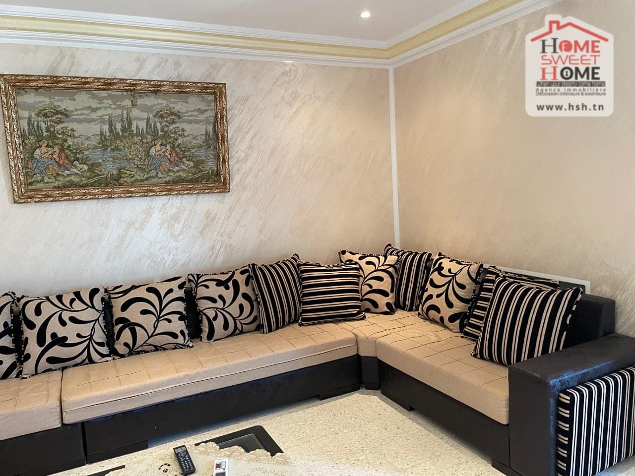 Hammam Chatt&nbsp;Borj Cedria&nbsp;Location&nbsp;Appart. 3 pi�ces&nbsp;Appart s3 astrance meubl� � borj cedria