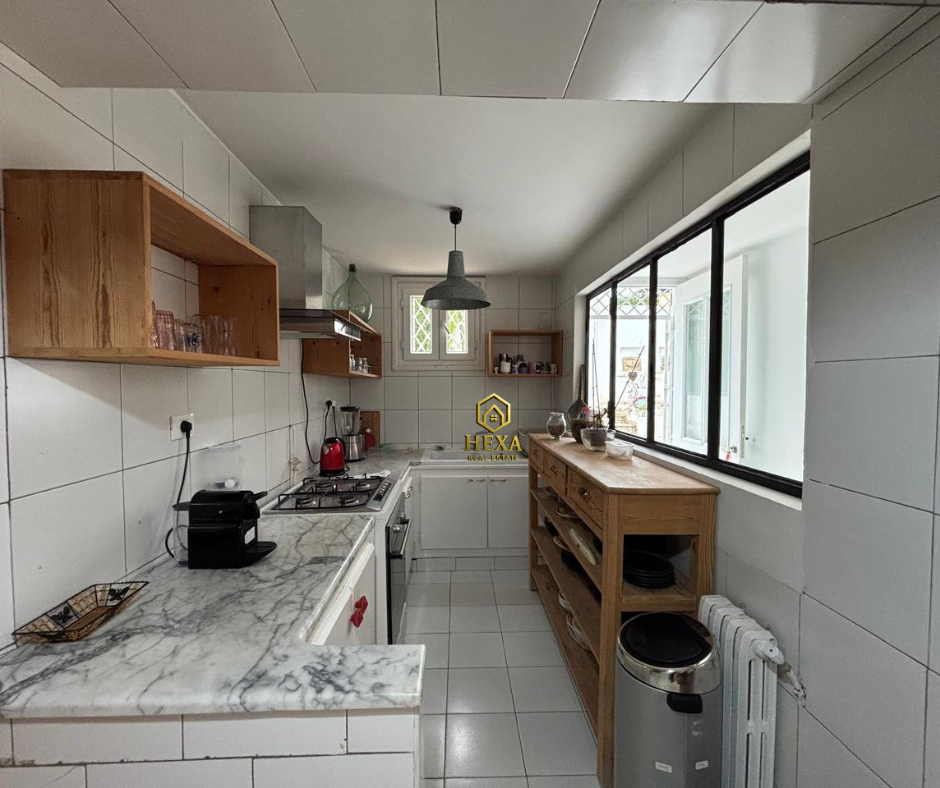 La Marsa&nbsp;Marsa Safsaf&nbsp;Location&nbsp;Appart. 4 pi�ces&nbsp;R�ez de chauss�e avec jardin s3 � la marsa ville