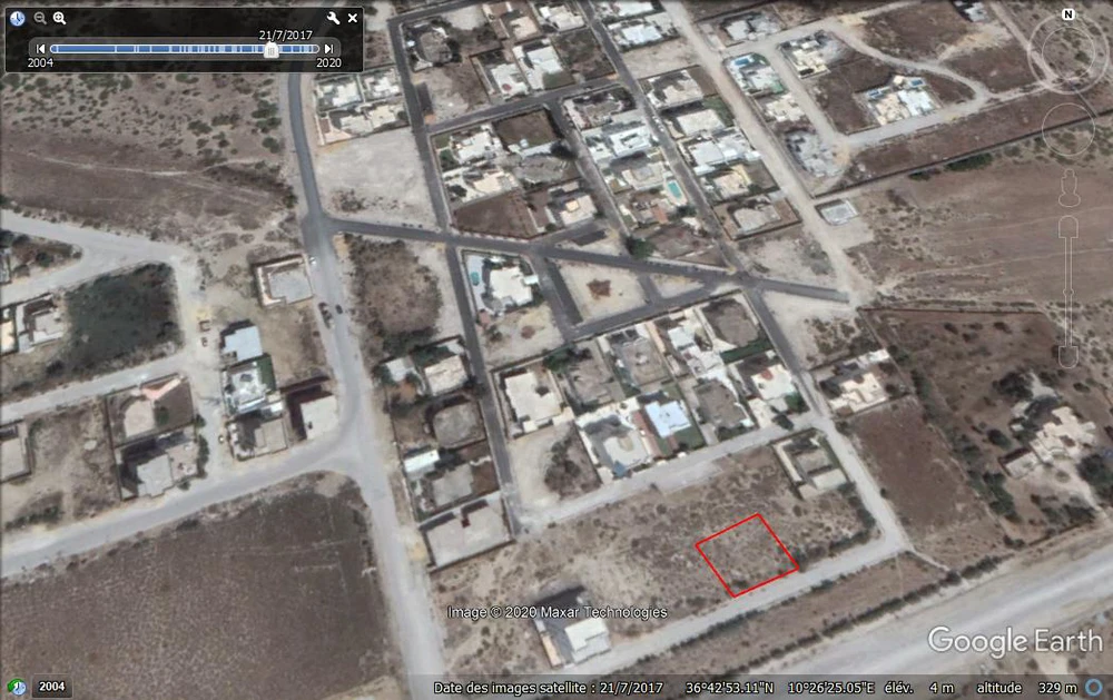 Hammam Chatt&nbsp;Borj Cedria&nbsp;Terrain&nbsp;Terrain nu&nbsp;492 mc � borj c�dria