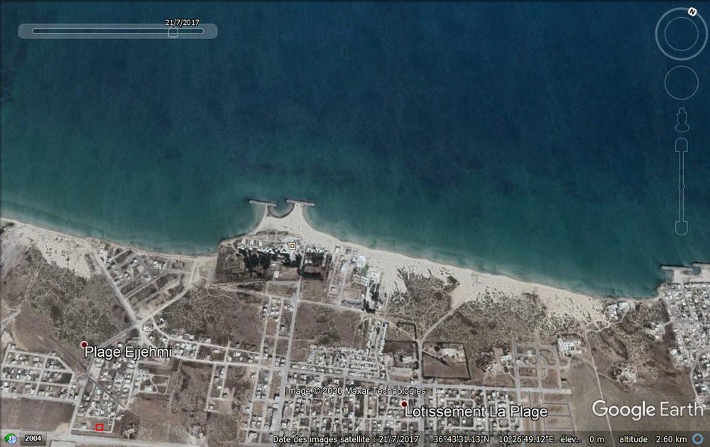 Hammam Chatt&nbsp;Borj Cedria&nbsp;Terrain&nbsp;Terrain nu&nbsp;492 mc � borj c�dria