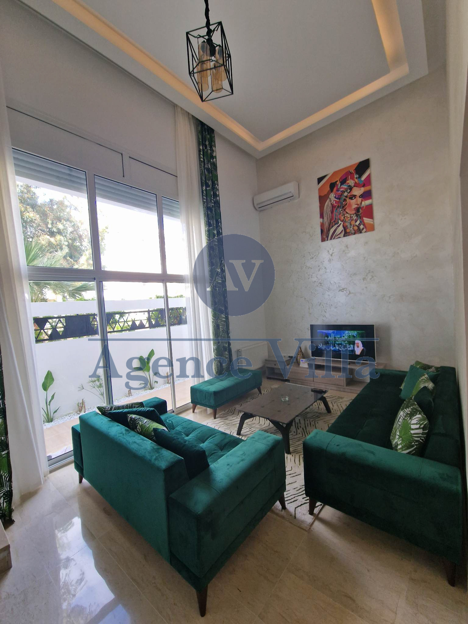 La Marsa&nbsp;Sidi Daoud&nbsp;Location&nbsp;Appart. 4 pi�ces&nbsp;Superbe duplex s3 meubl� � la marsa