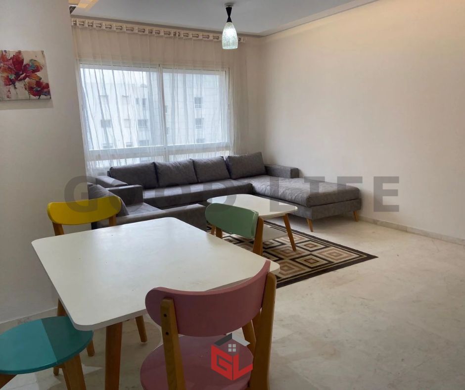 Ain Zaghouan&nbsp;Jardins de Carthage&nbsp;Location&nbsp;Appart. 2 pi�ces&nbsp;S1 meubl� aux jardins de carthage