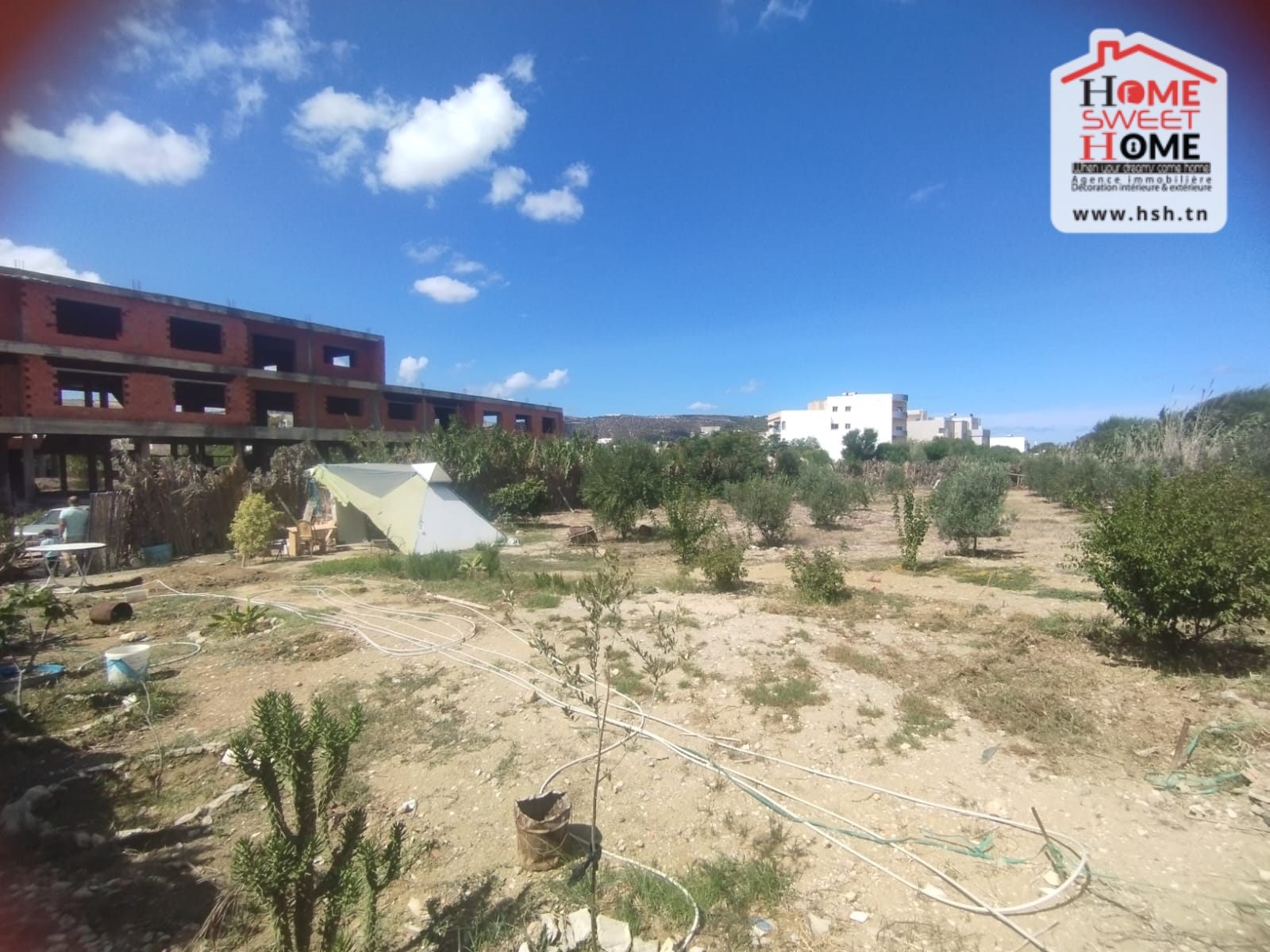 Bizerte Nord&nbsp;Bizerte&nbsp;Terrain&nbsp;Terrain nu&nbsp;Terrain habitation hortensia bizerte