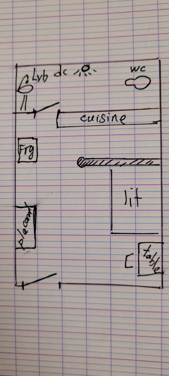 Location&nbsp;Appart. 1 pi�ce