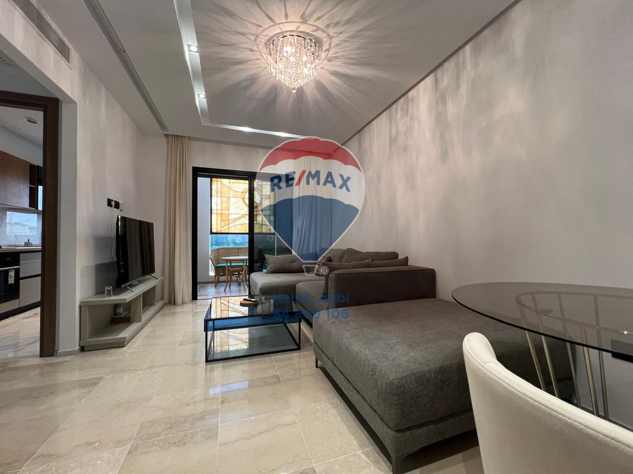 Ain Zaghouan&nbsp;Jardins de Carthage&nbsp;Location&nbsp;Appart. 2 pi�ces&nbsp;S1 meubl� aux jardins de carthage