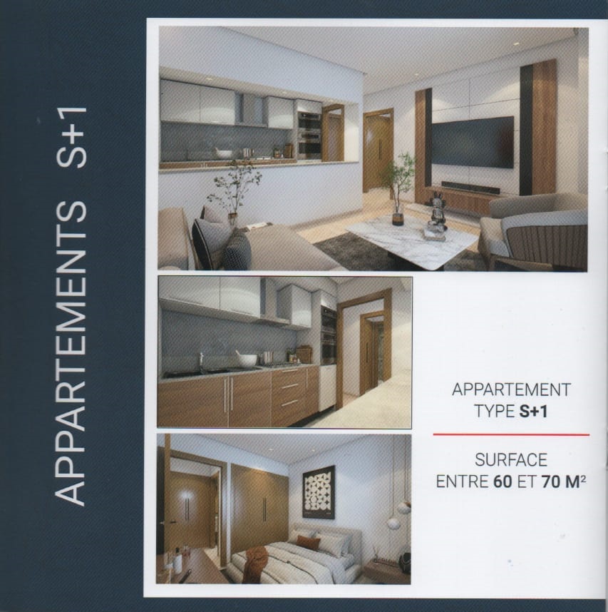 Hammamet&nbsp;Cite Merzgui&nbsp;Vente&nbsp;Appart. 3 pi�ces&nbsp;Hammamet vnt appts s1 et s2