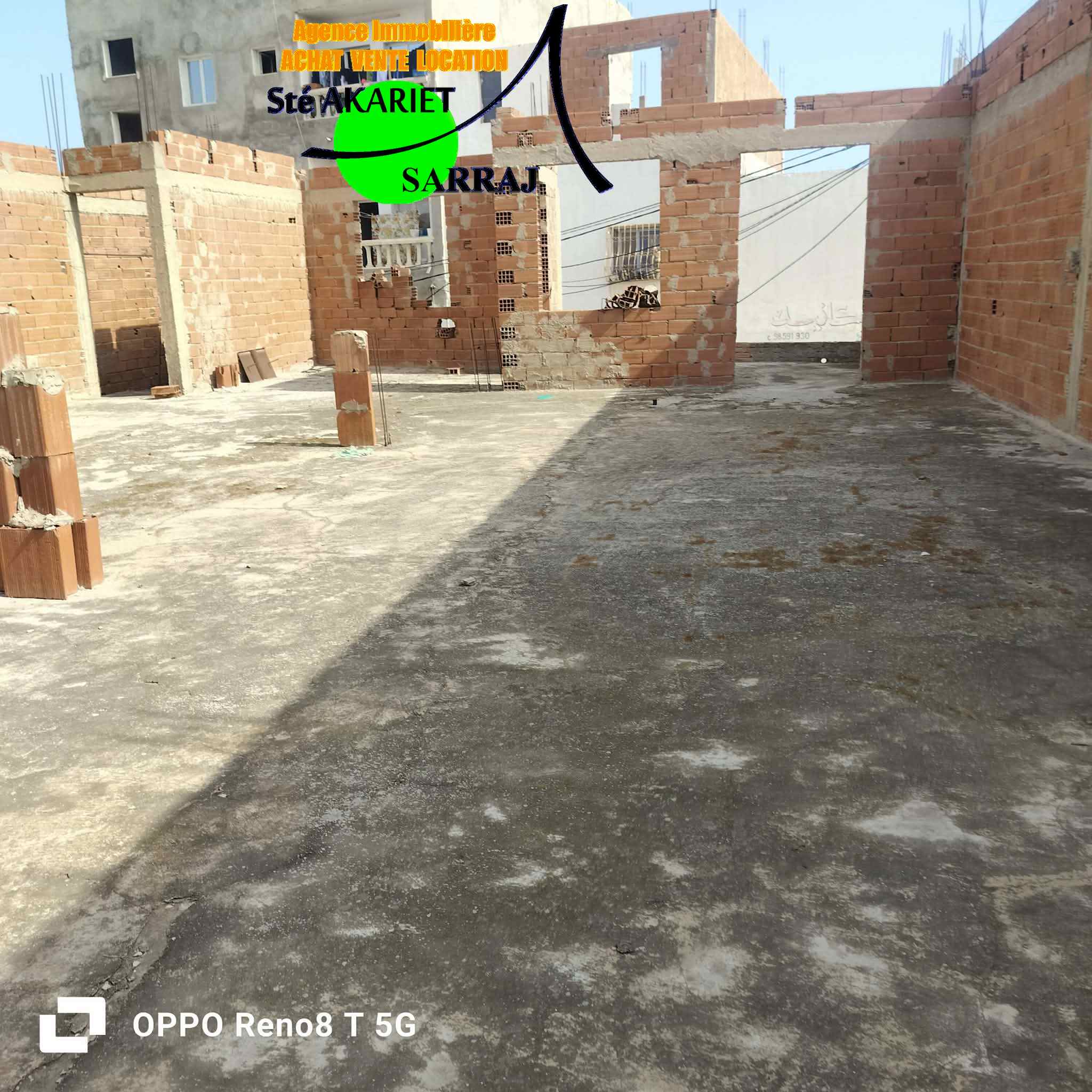 Akouda&nbsp;Akouda&nbsp;Bureaux & Commerces&nbsp;Surfaces&nbsp;Local et 1�r �tage inachev� pr�s meublatex akouda