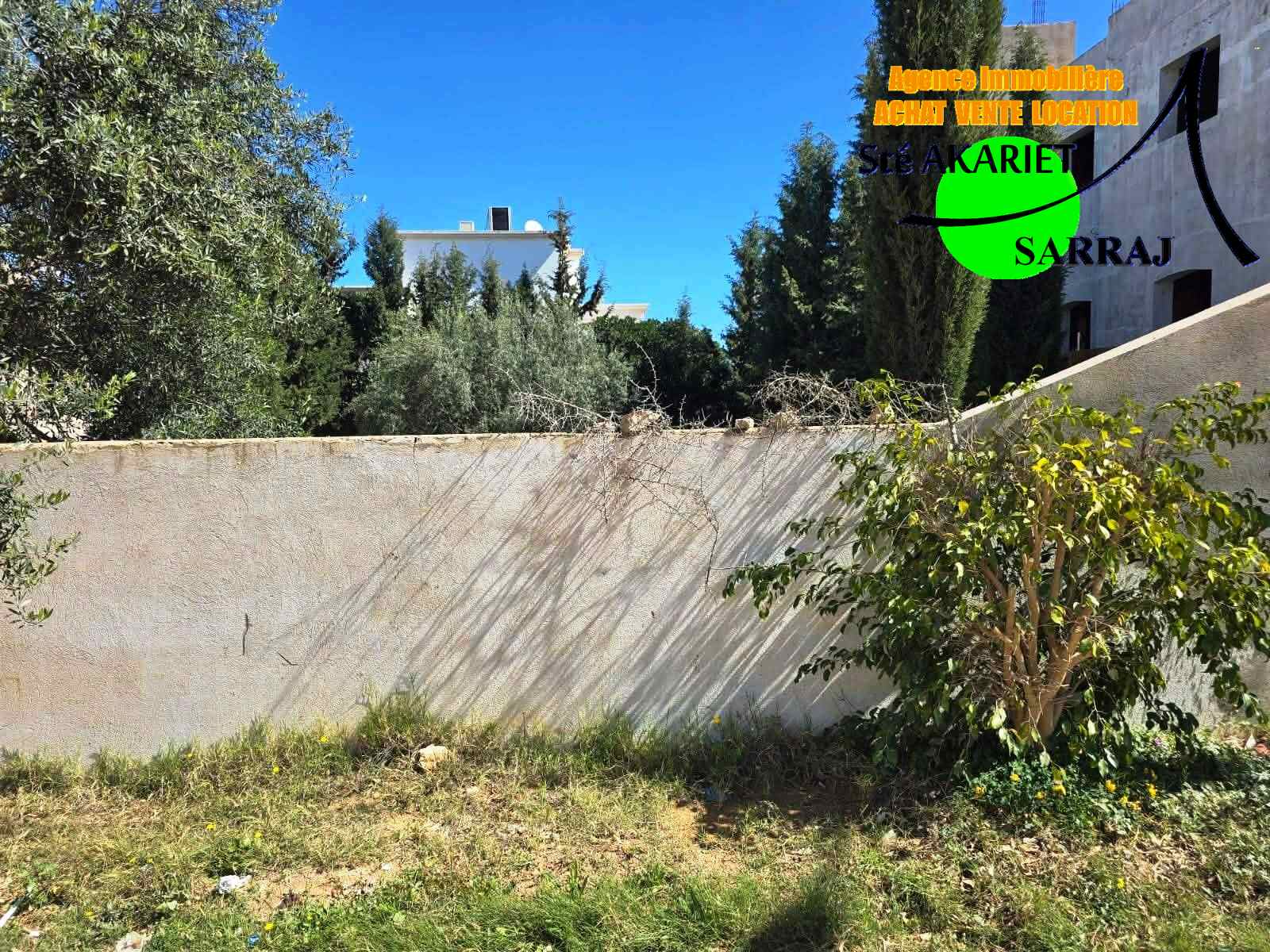 Akouda&nbsp;Chatt Meriem&nbsp;Terrain&nbsp;Terrain agricole&nbsp;Lot 485m zone des villas en face koussour gharnata