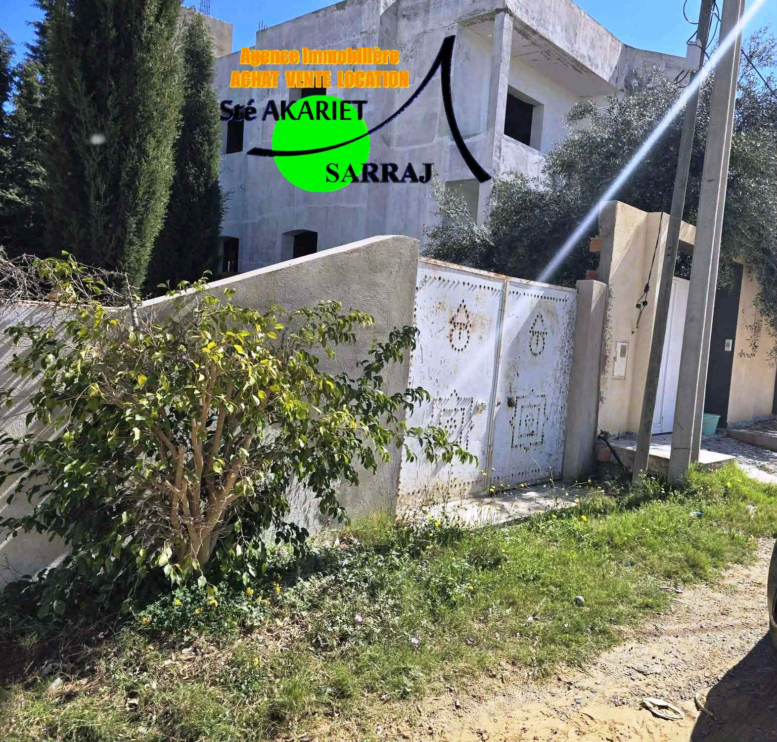 Akouda&nbsp;Chatt Meriem&nbsp;Terrain&nbsp;Terrain agricole&nbsp;Lot 485m zone des villas en face koussour gharnata