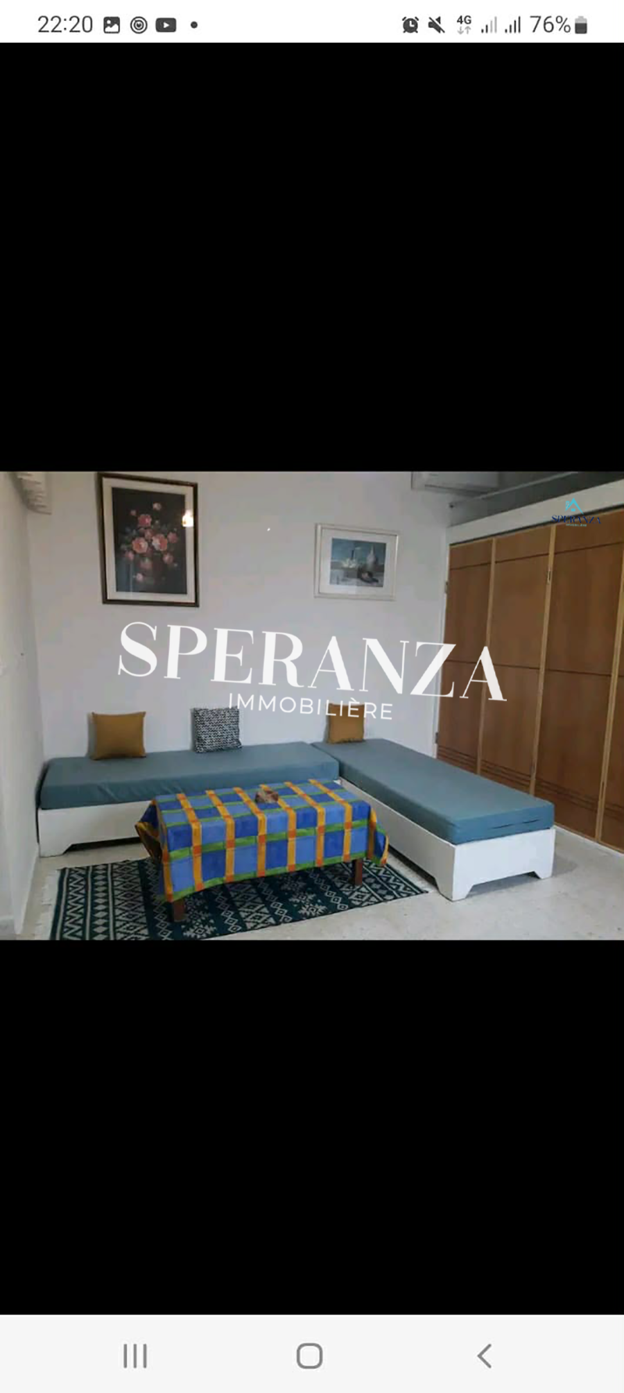 Nabeul&nbsp;Nabeul&nbsp;Location&nbsp;Appart. 1 pi�ce&nbsp;Bungalow la pavillon