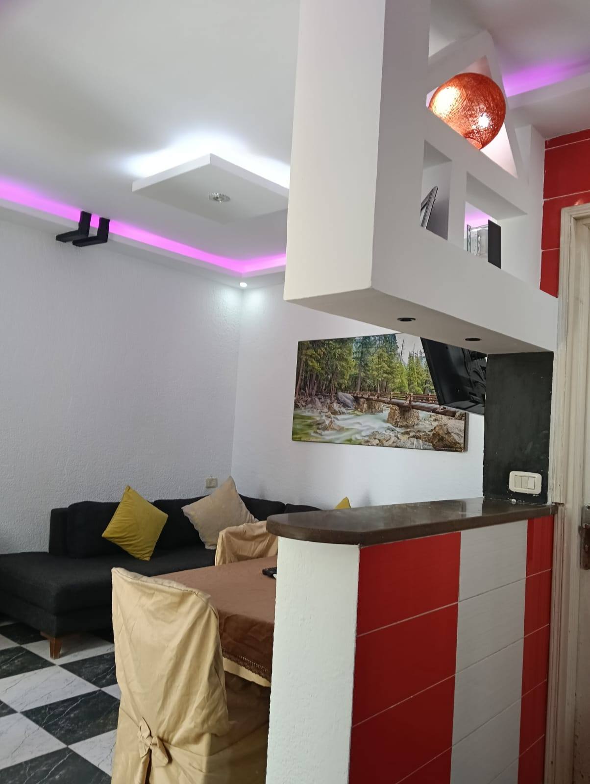 El Menzah&nbsp;El Manar 2&nbsp;Location&nbsp;Maisons&nbsp;Jolie �tage de villa meubl�e