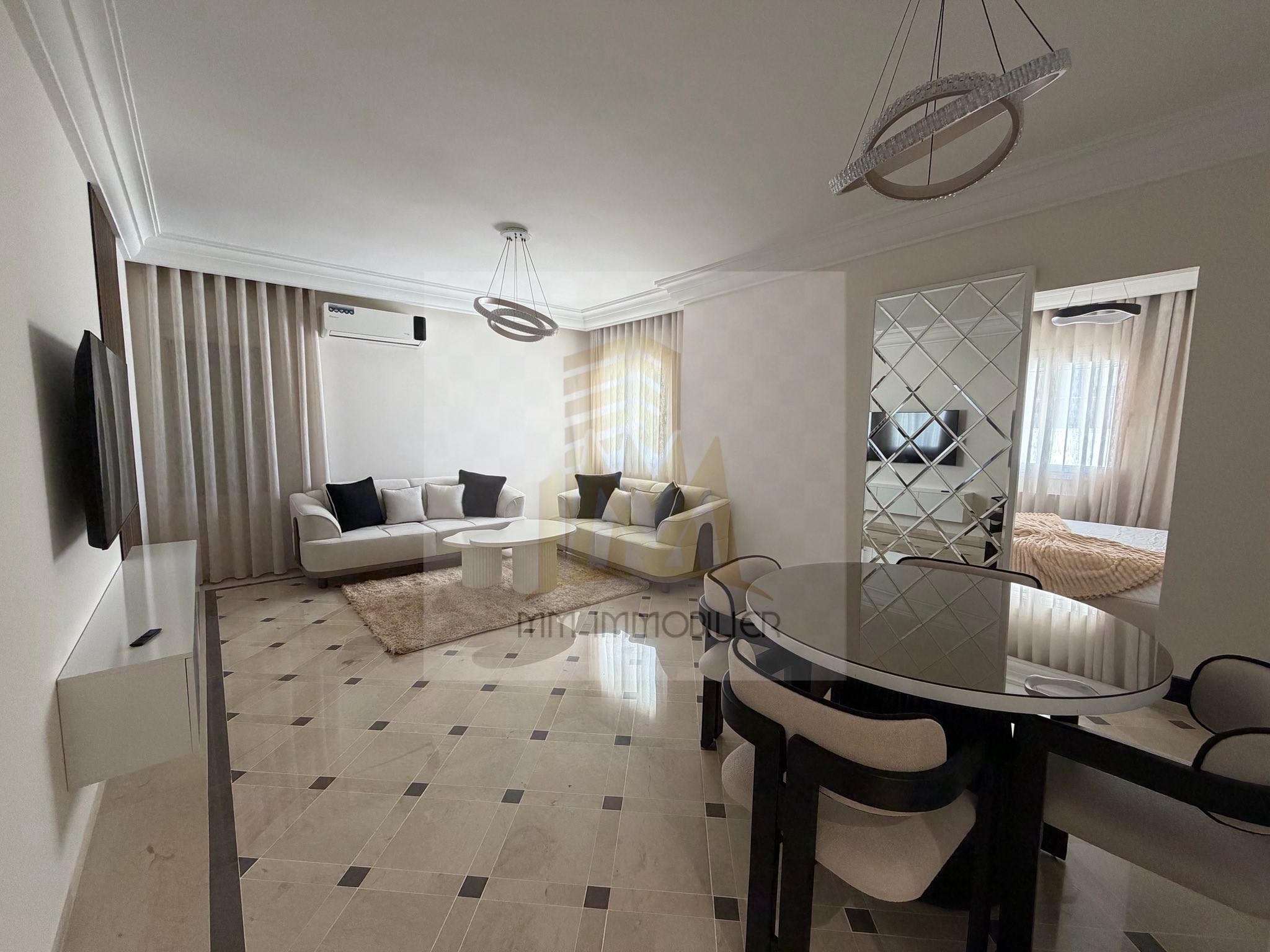 La Marsa&nbsp;Berge Du Lac&nbsp;Location&nbsp;Appart. 2 pi�ces&nbsp;Appartement meubl� au lac 1