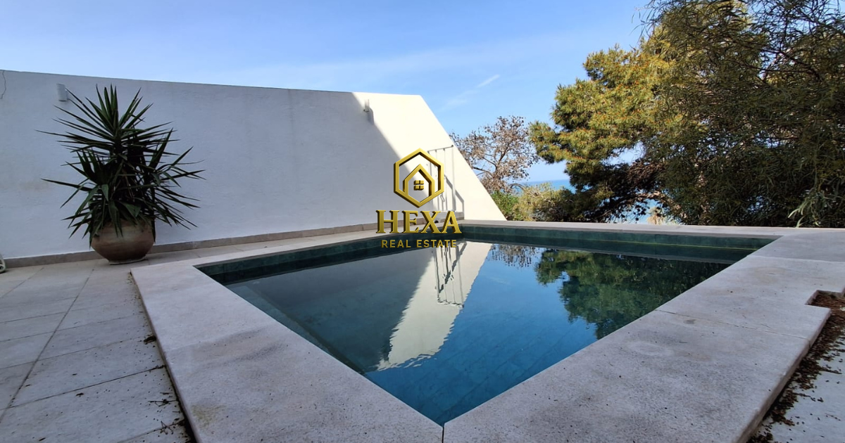 La Marsa&nbsp;Marsa Ennassim&nbsp;Location&nbsp;Maisons&nbsp;Villa s3 avec piscine � la marsa avec vue mer