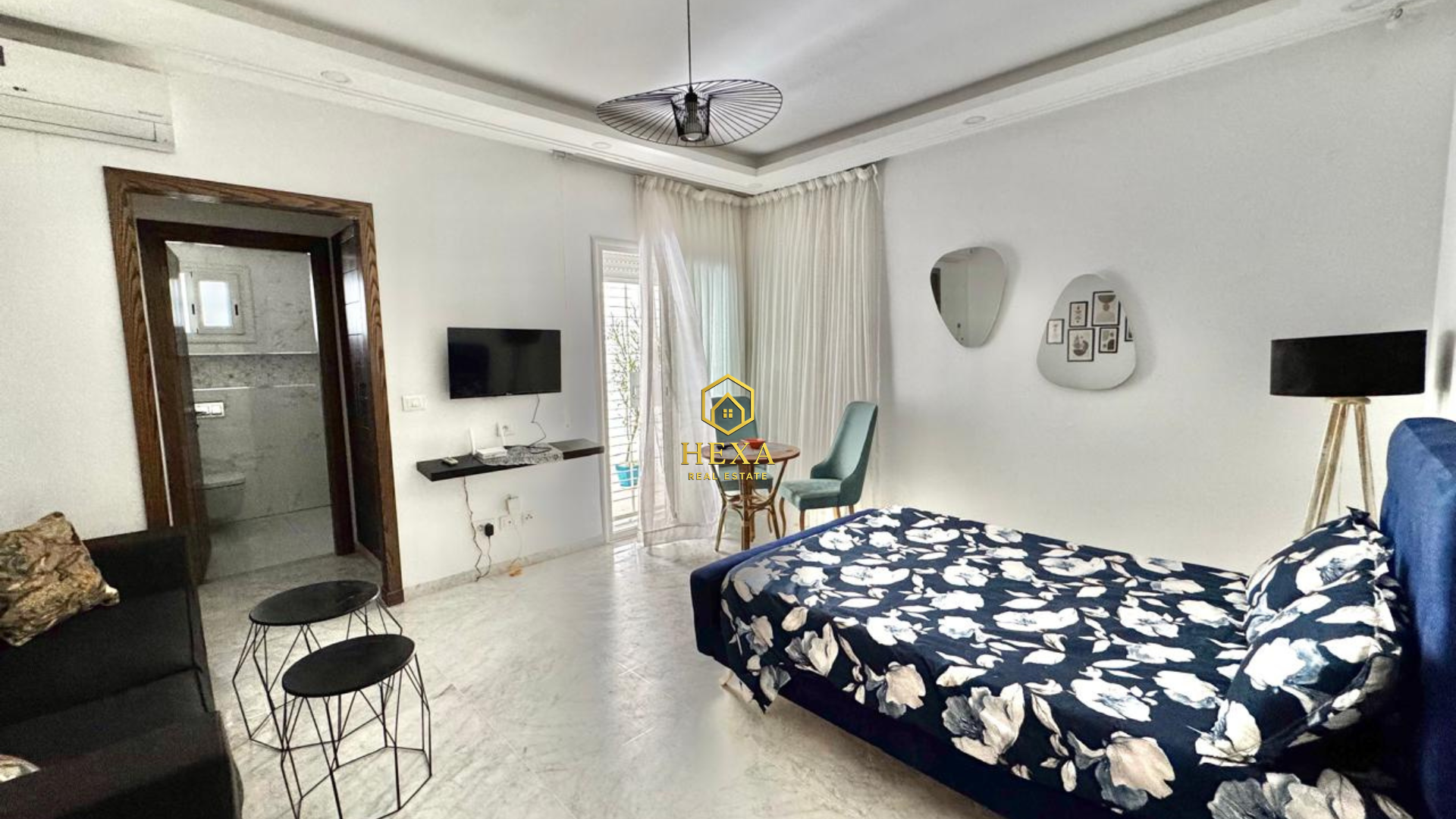 Ain Zaghouan&nbsp;Jardins de Carthage&nbsp;Location&nbsp;Appart. 1 pi�ce&nbsp;Studio s0 aux jardins de carthage meubl�